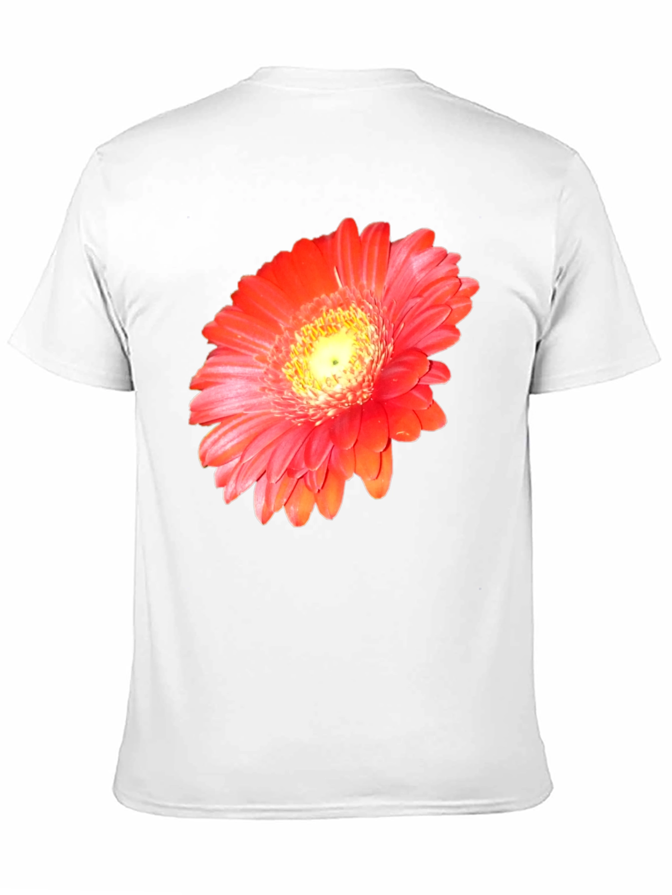 Bold Floral Graphic Black T-Shirt