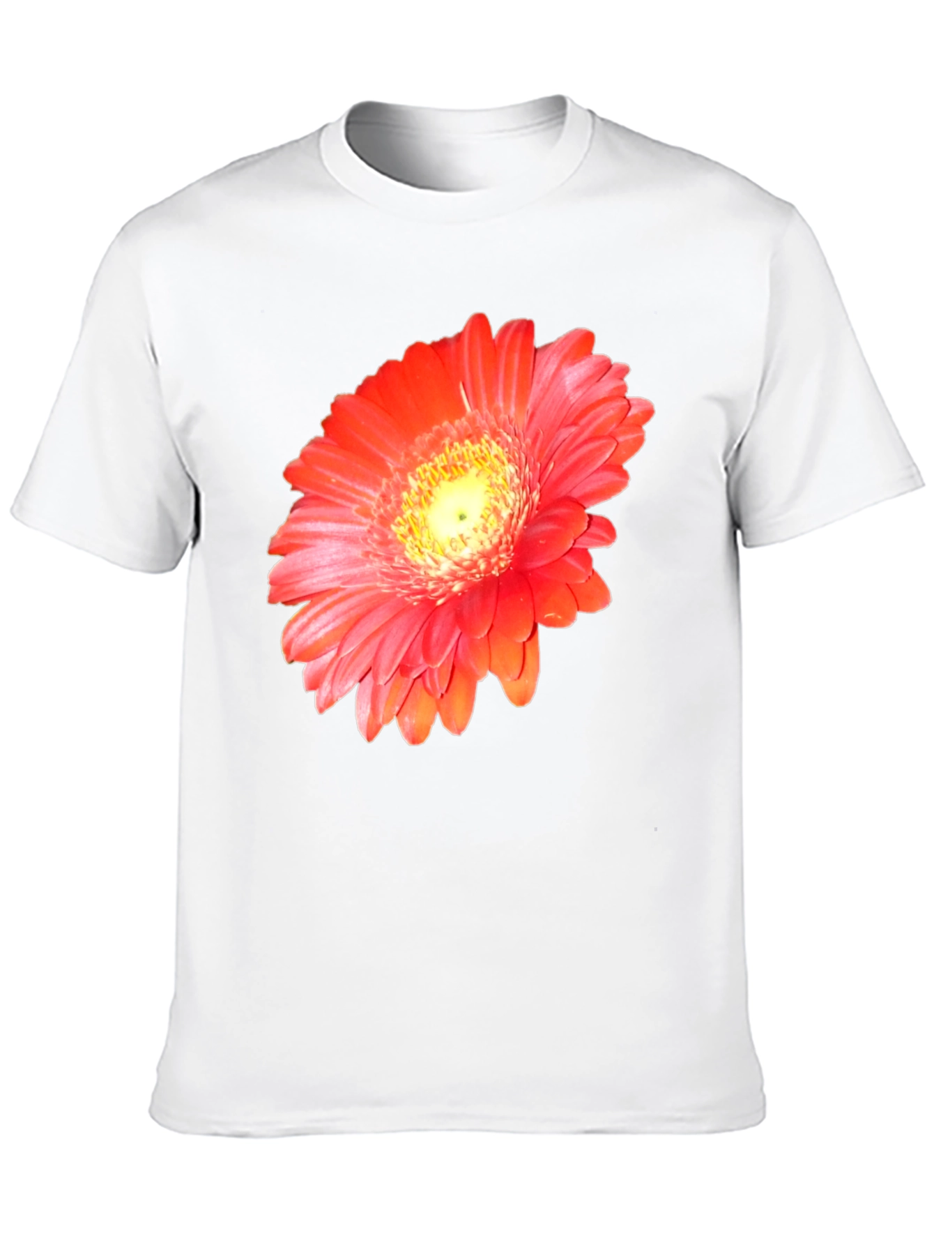 Bold Floral Graphic Black T-Shirt