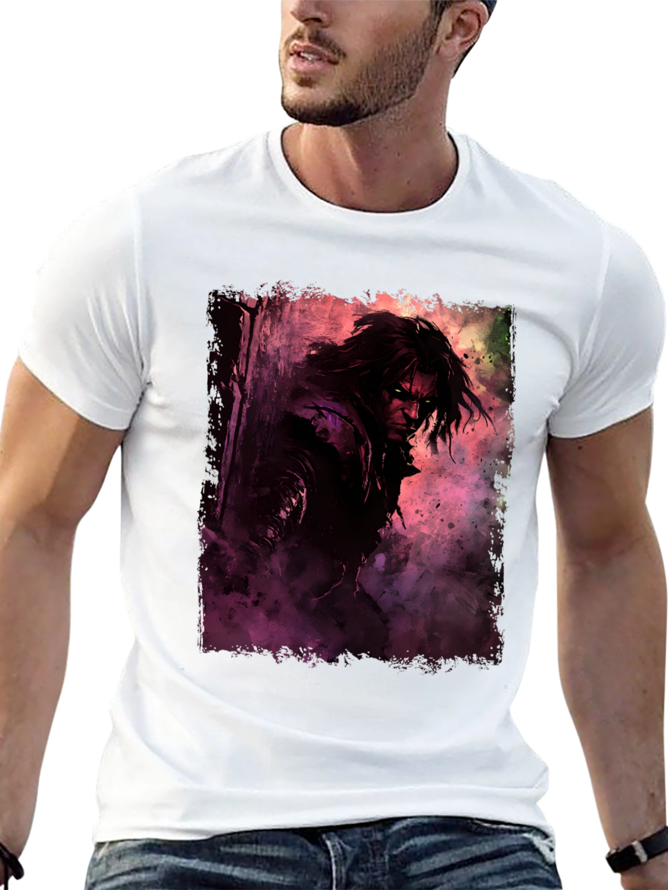 Dark Fantasy Graphic Tee - Mens Black T-Shirt