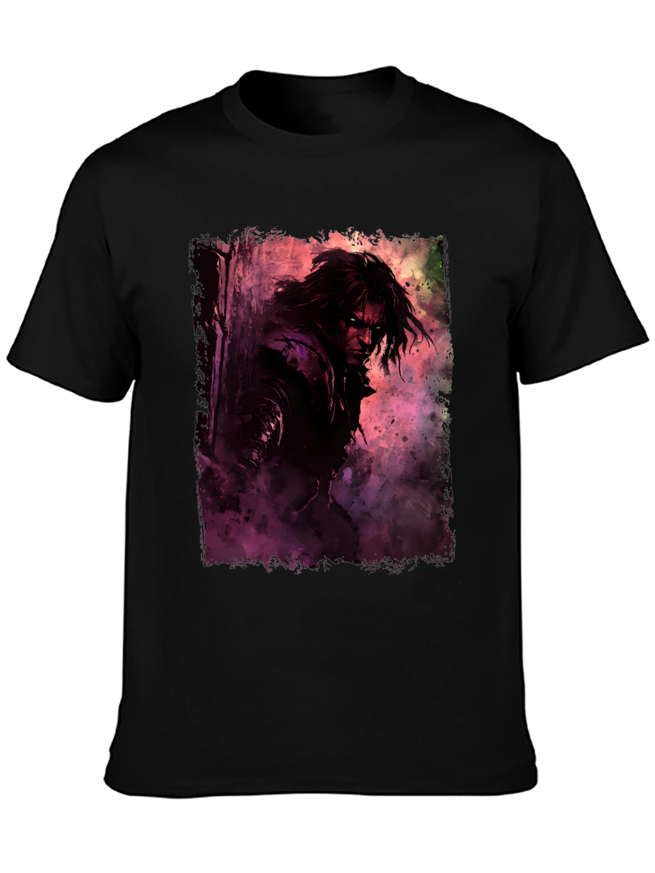 Dark Fantasy Graphic Tee - Mens Black T-Shirt