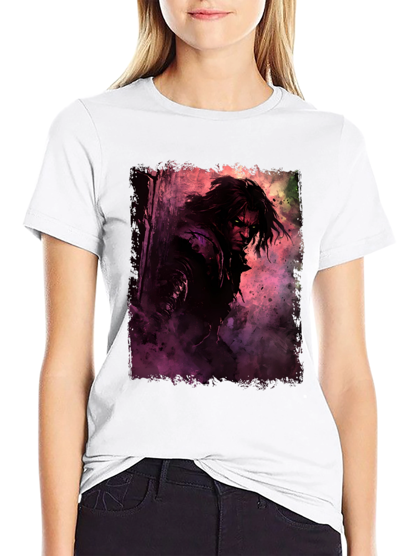 Dark Fantasy Graphic Tee - Mens Black T-Shirt