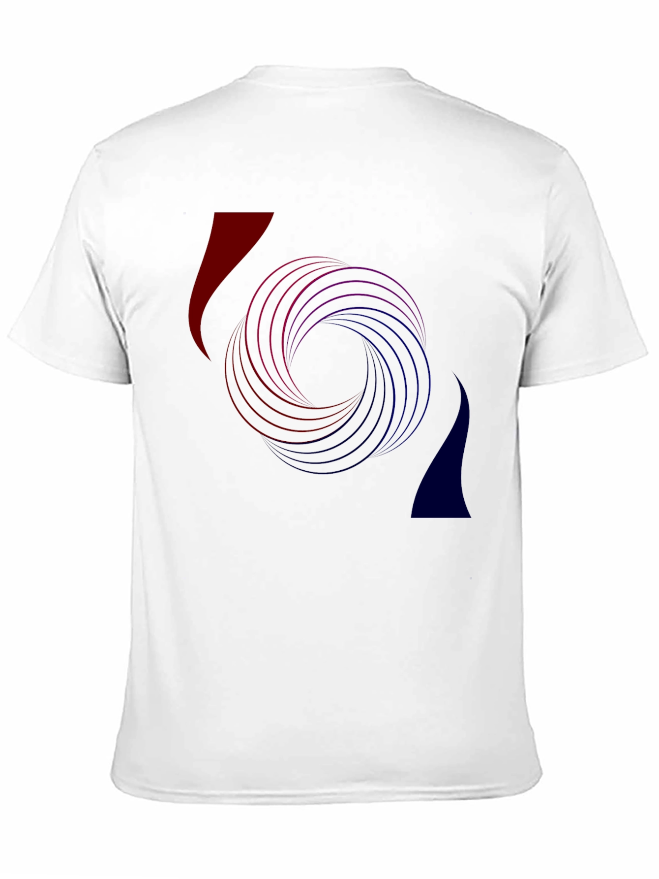 Abstract Swirl Graphic Tee - Modern Art T-Shirt