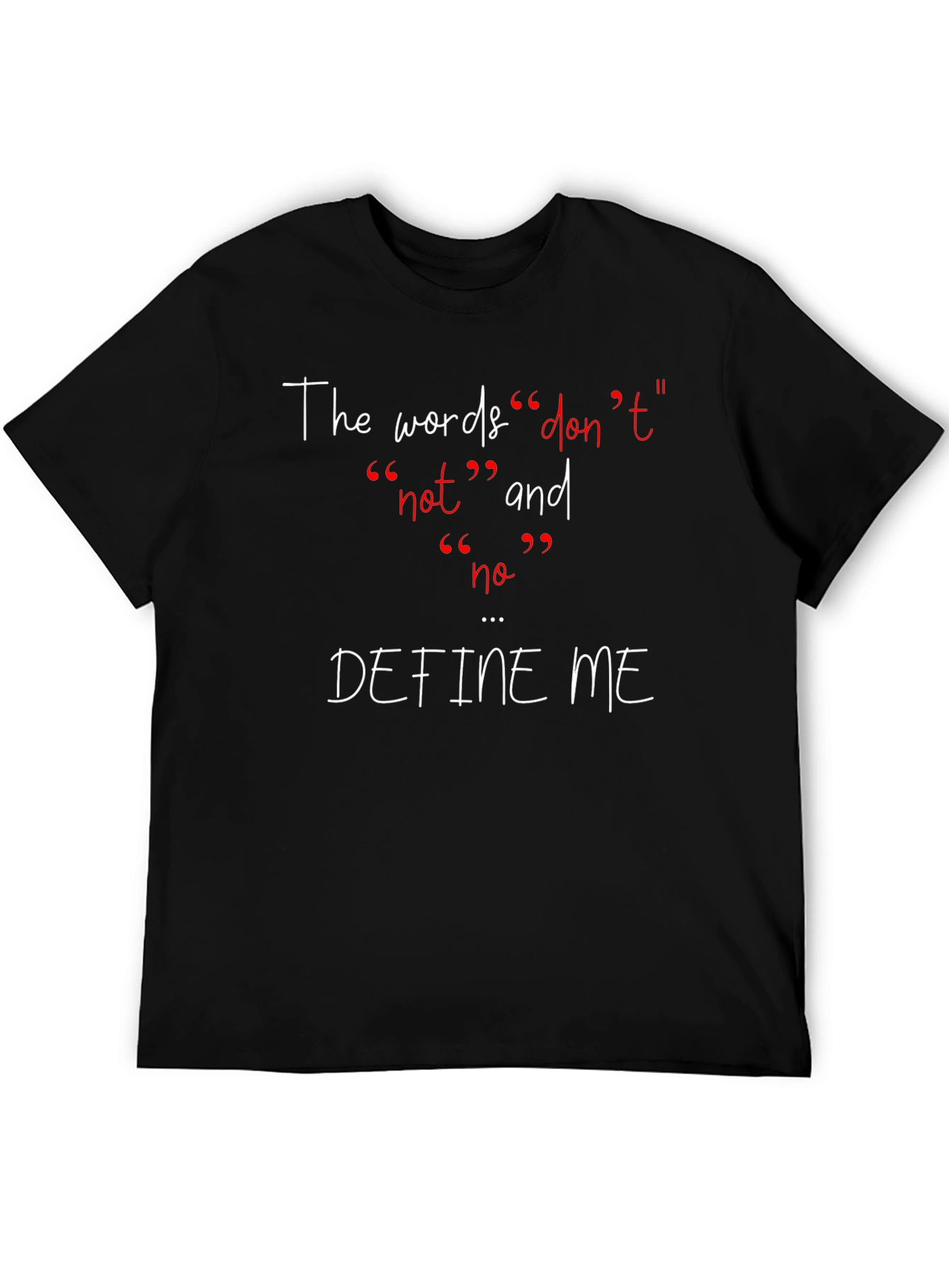 Define Me Graphic Tee - Black