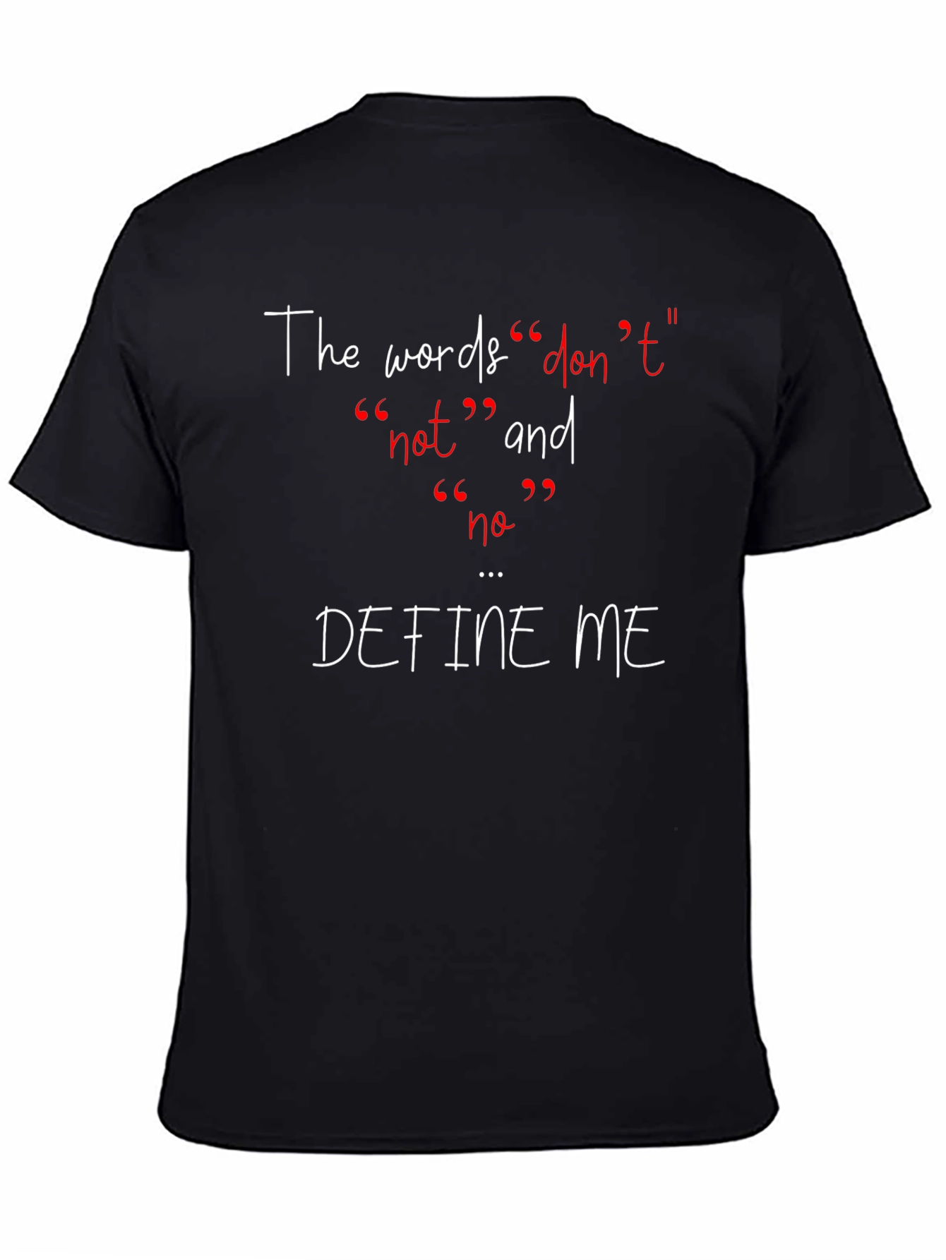 Define Me Graphic Tee - Black