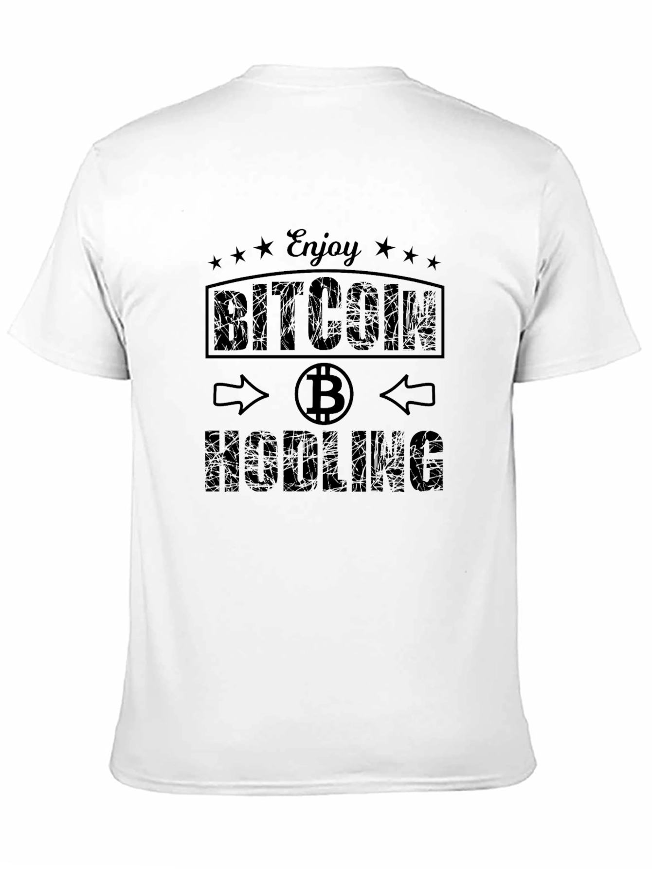 Bitcoin HODLING Black T-Shirt - Crypto Enthusiast Tee