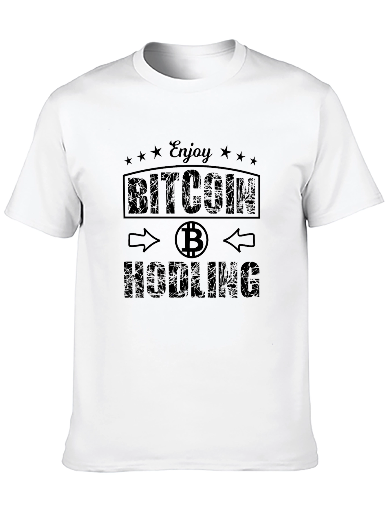 Bitcoin HODLING Black T-Shirt - Crypto Enthusiast Tee