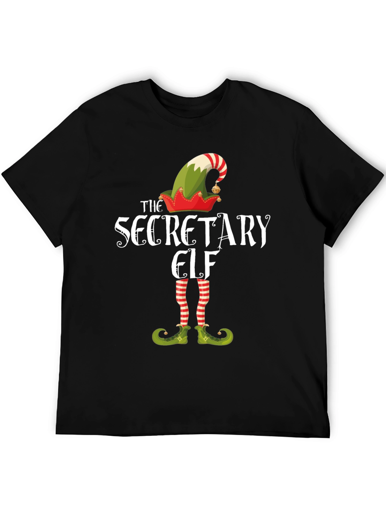 Secretary Elf T-Shirt - Holiday Festive Christmas Tee