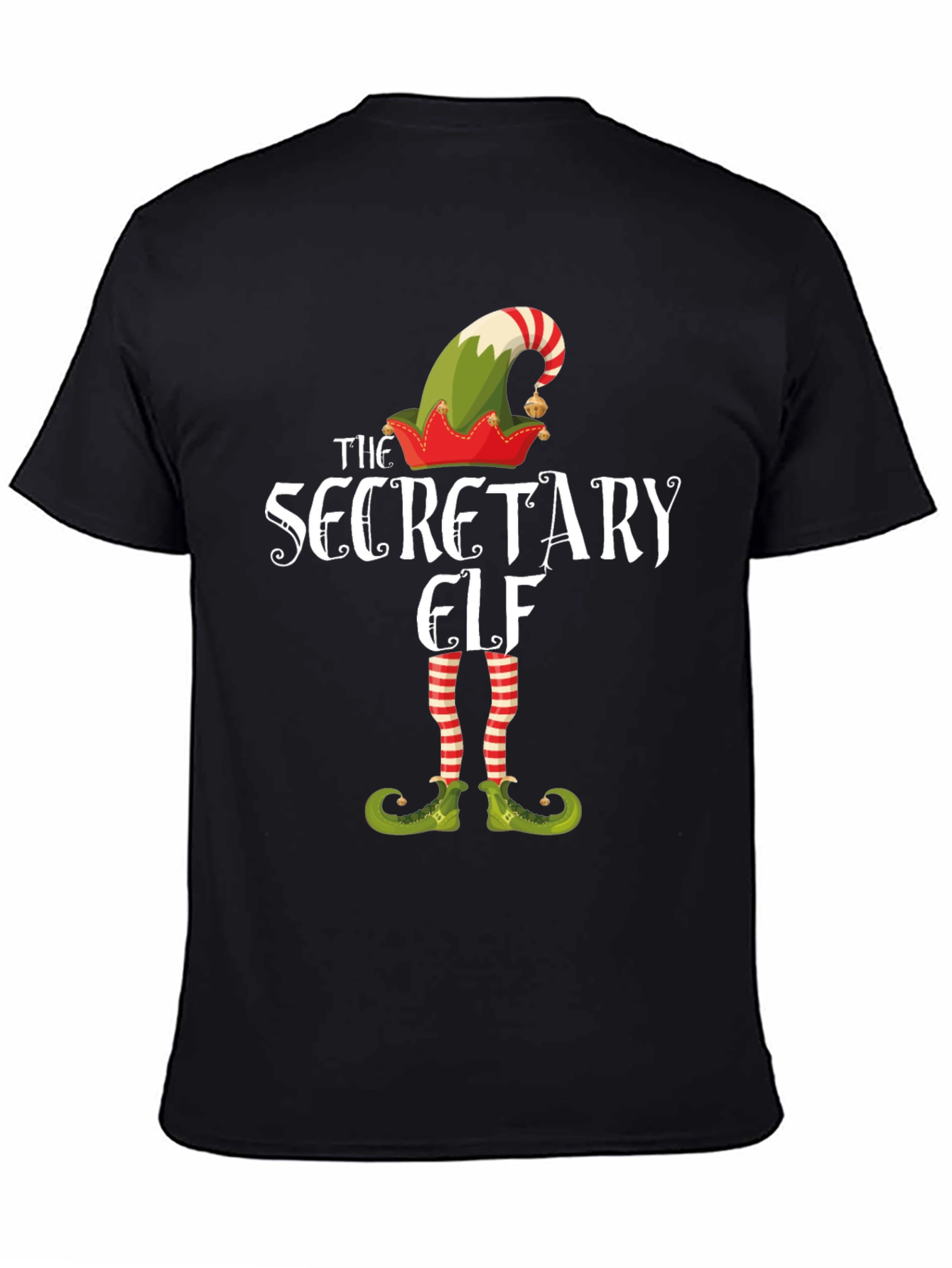 Secretary Elf T-Shirt - Holiday Festive Christmas Tee