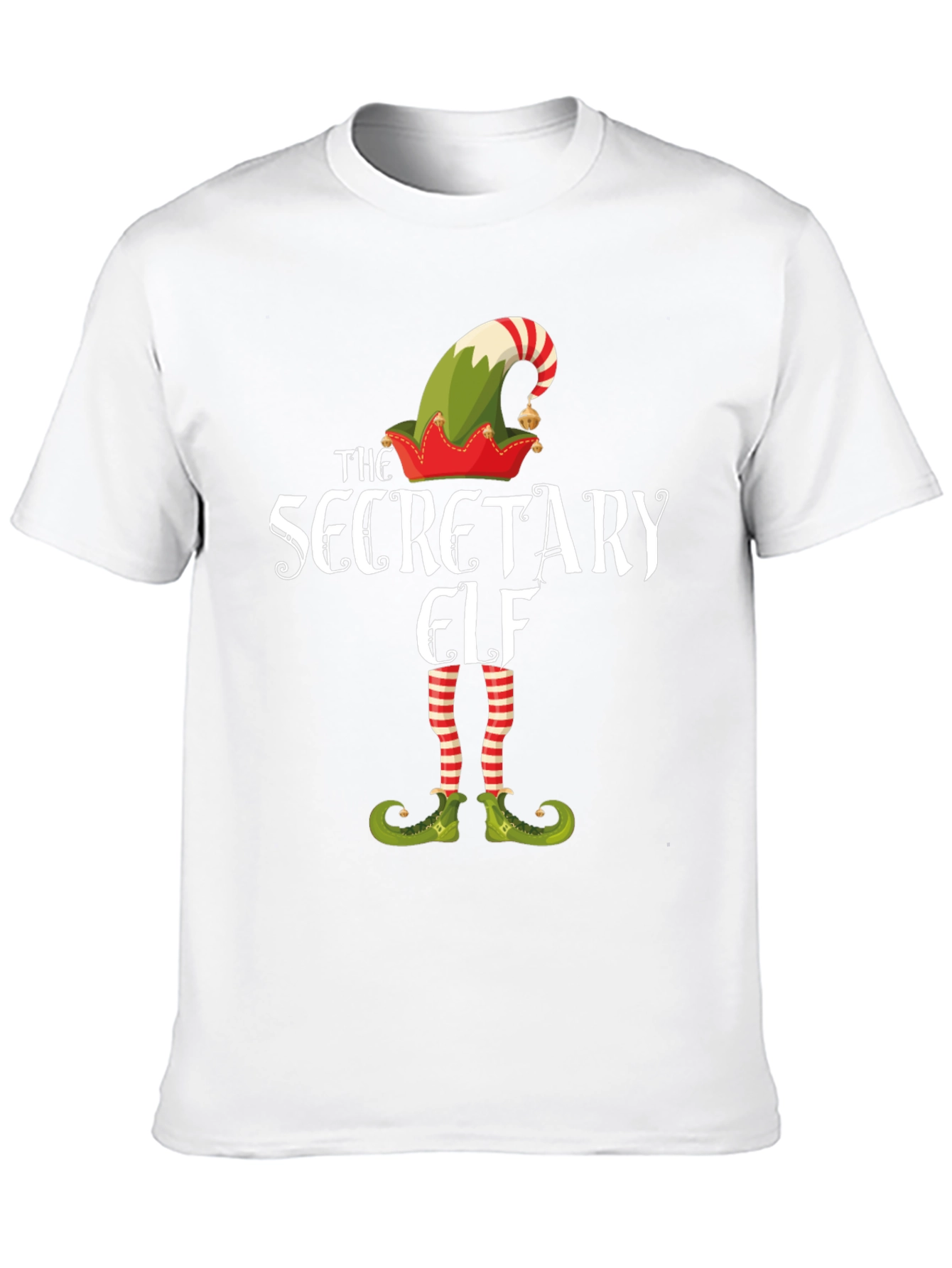 Secretary Elf T-Shirt - Holiday Festive Christmas Tee