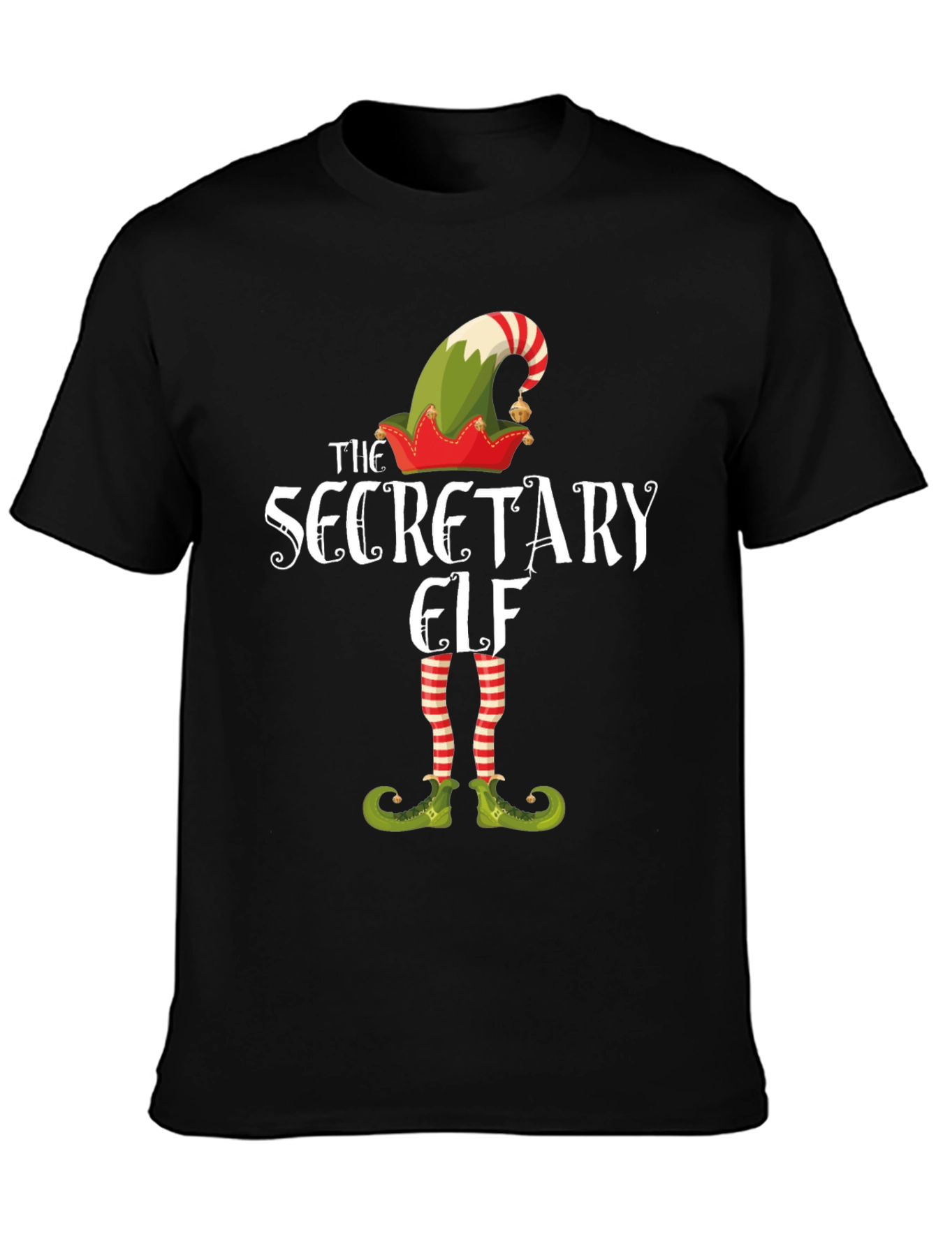 Secretary Elf T-Shirt - Holiday Festive Christmas Tee