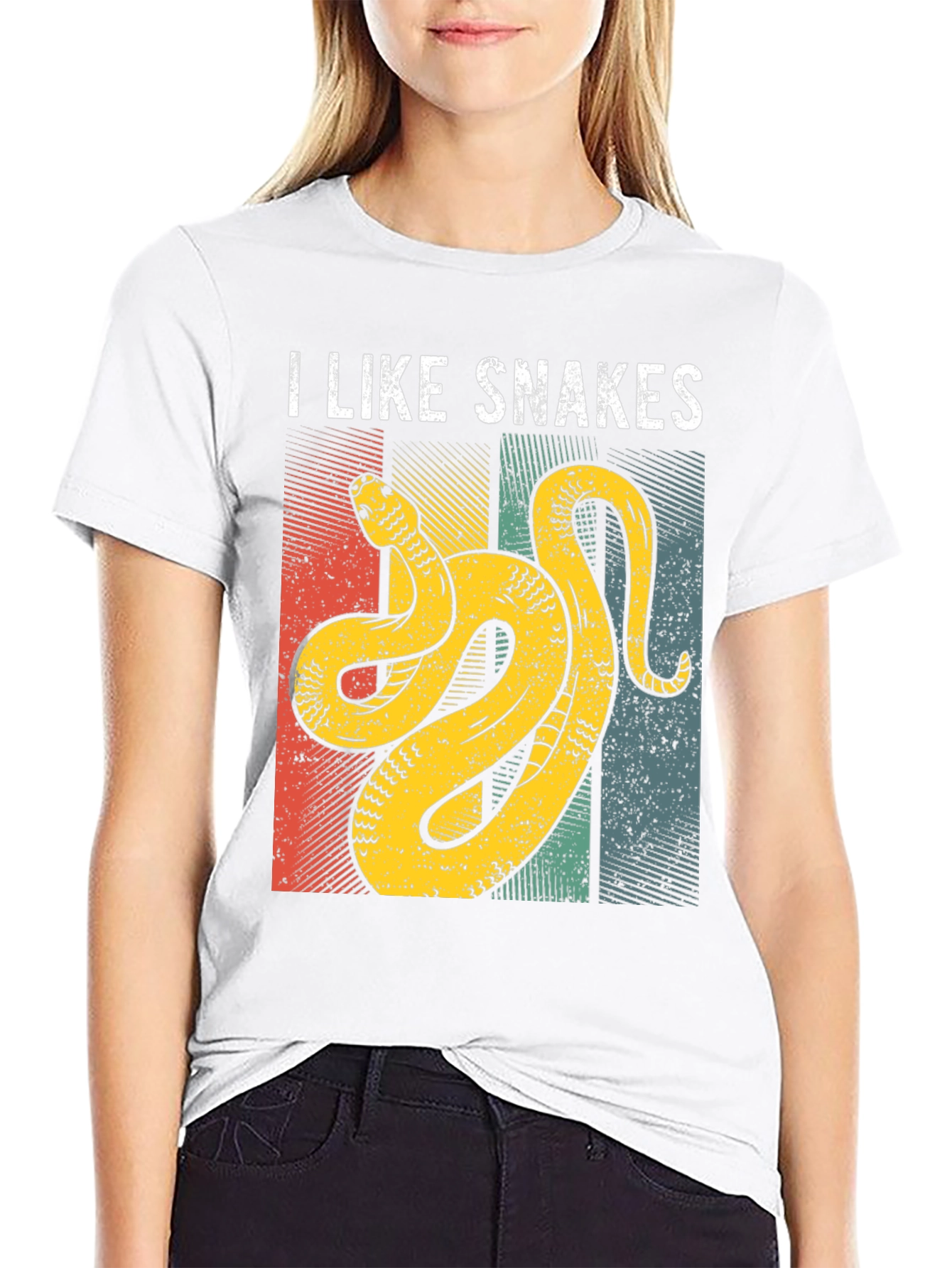 I Like Snakes T-Shirt Retro Graphic Design