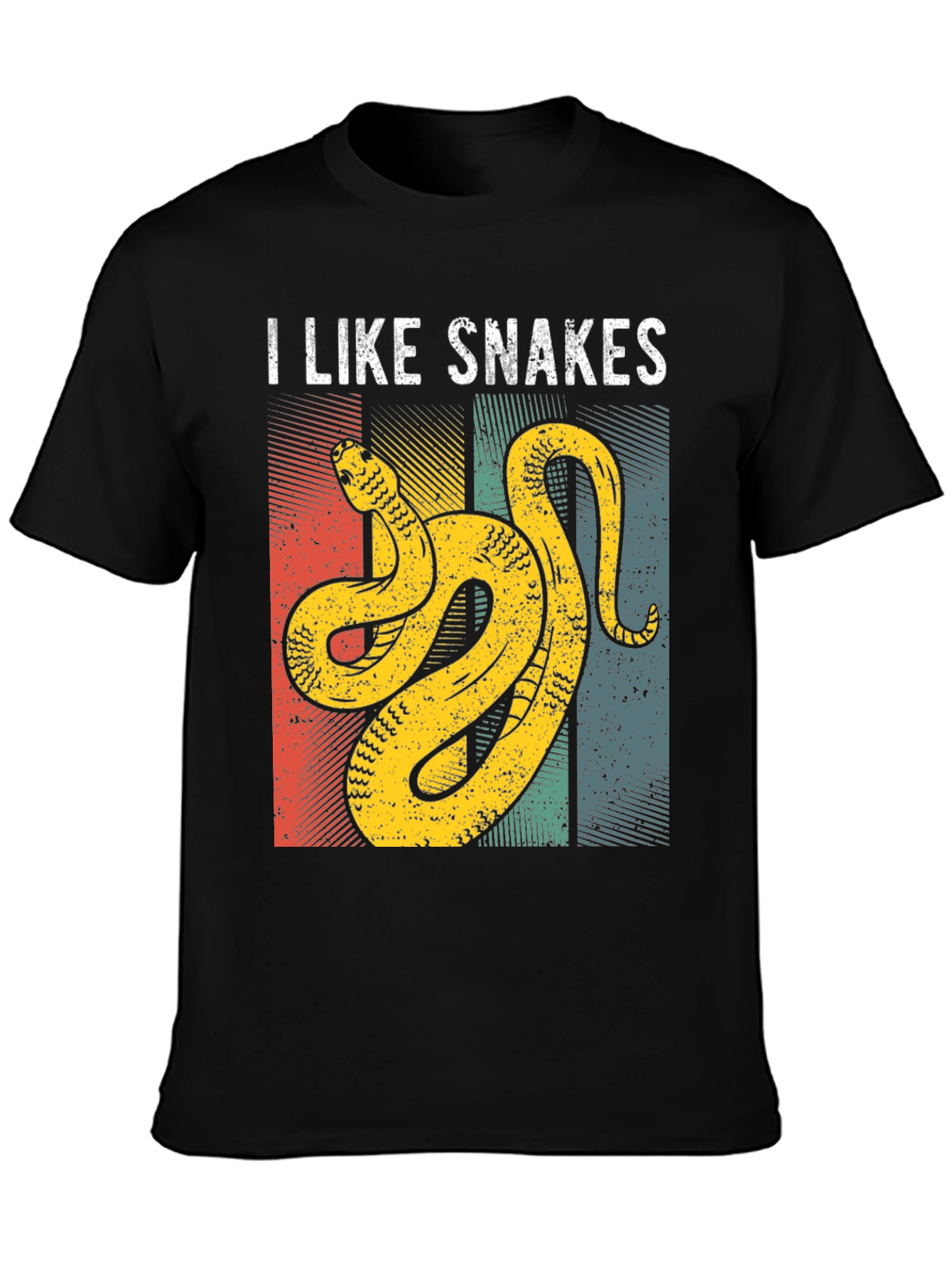 I Like Snakes T-Shirt Retro Graphic Design