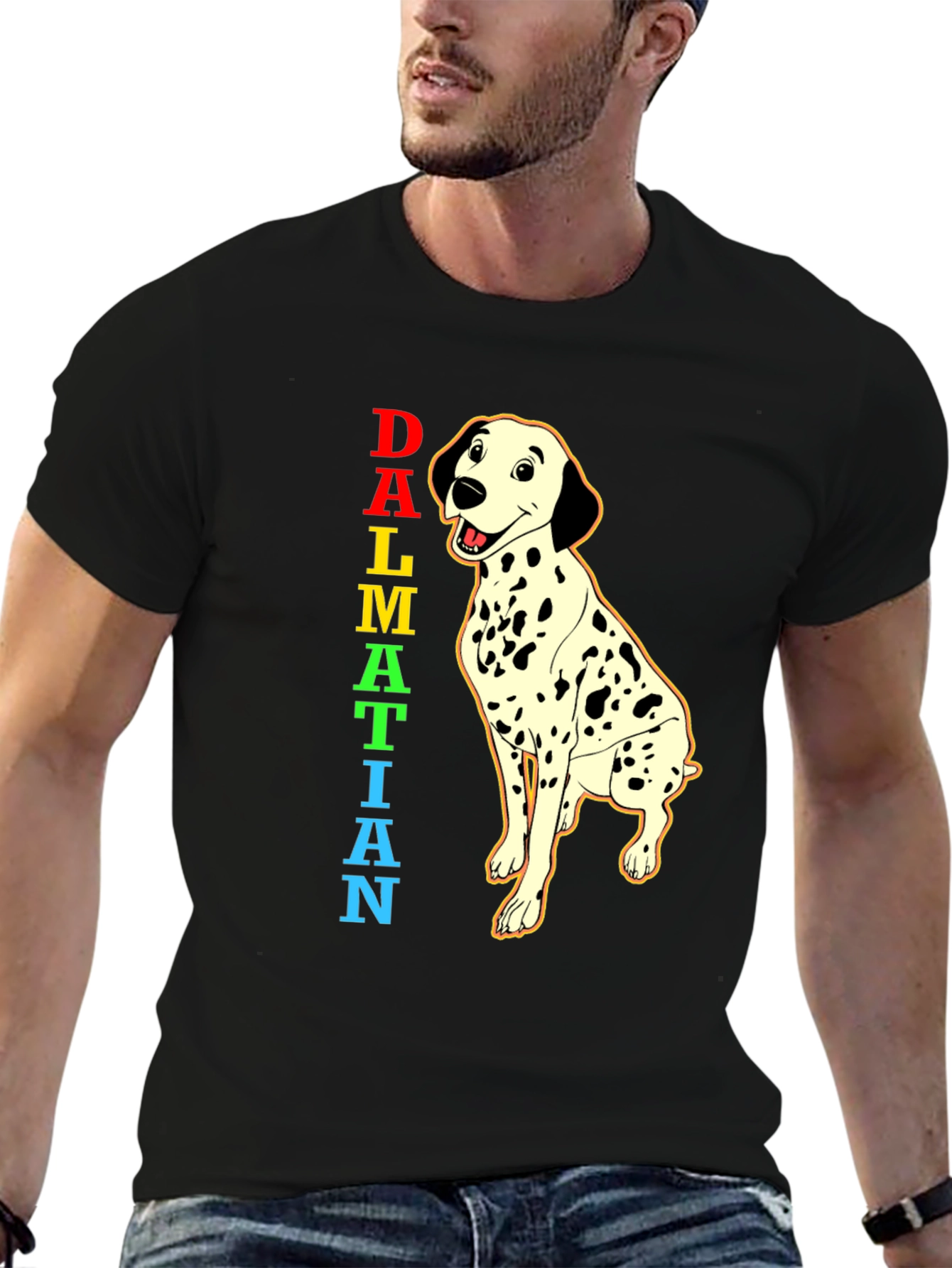 Dalmatian Dog T-Shirt Cartoon Puppy Tee