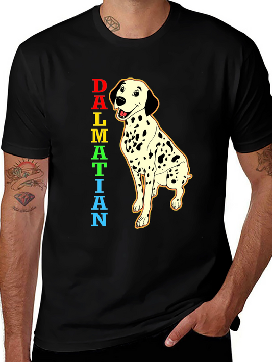 Dalmatian Dog T-Shirt Cartoon Puppy Tee