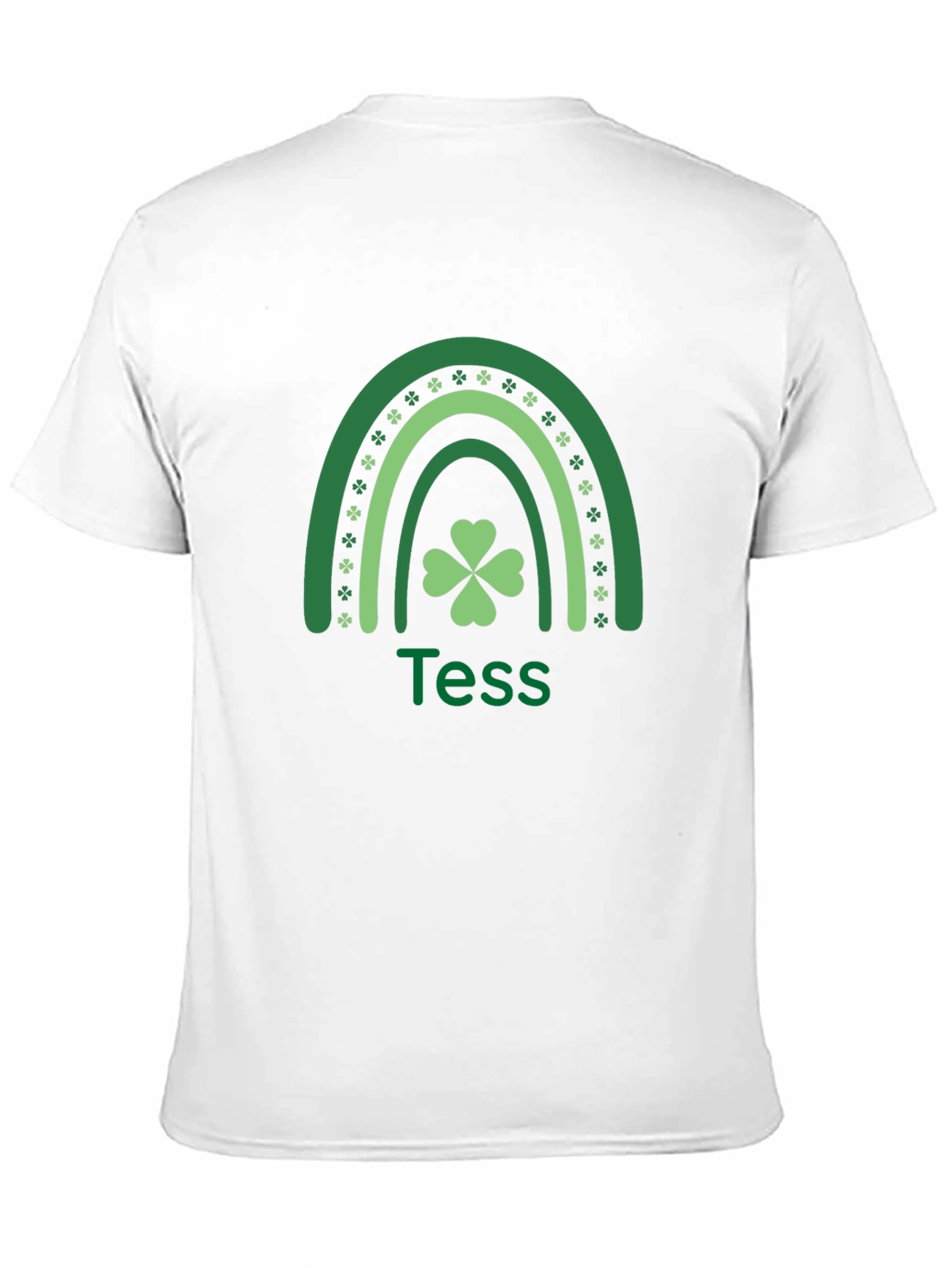 St. Patricks Day Shamrock Rainbow Tess T-Shirt