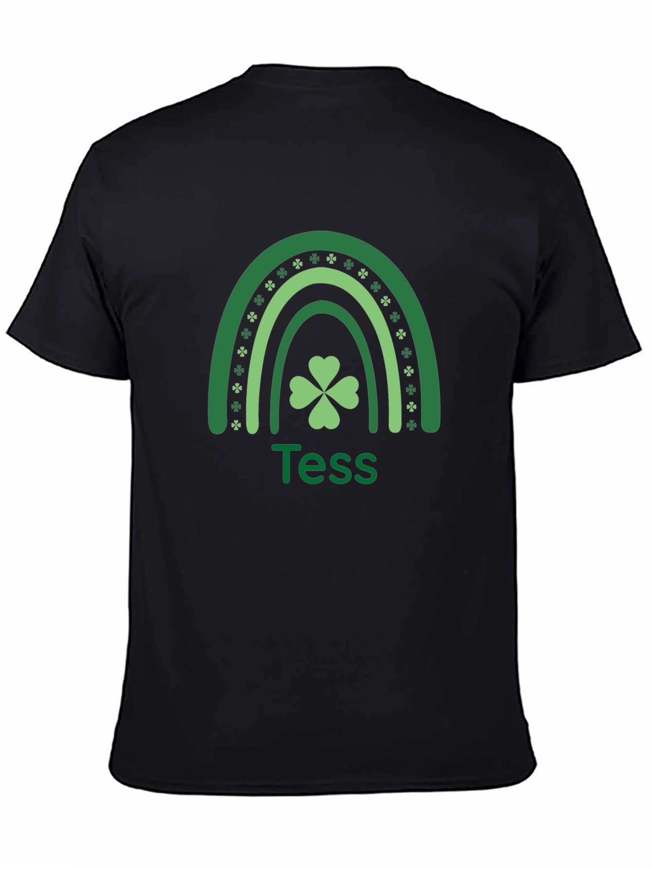 St. Patricks Day Shamrock Rainbow Tess T-Shirt