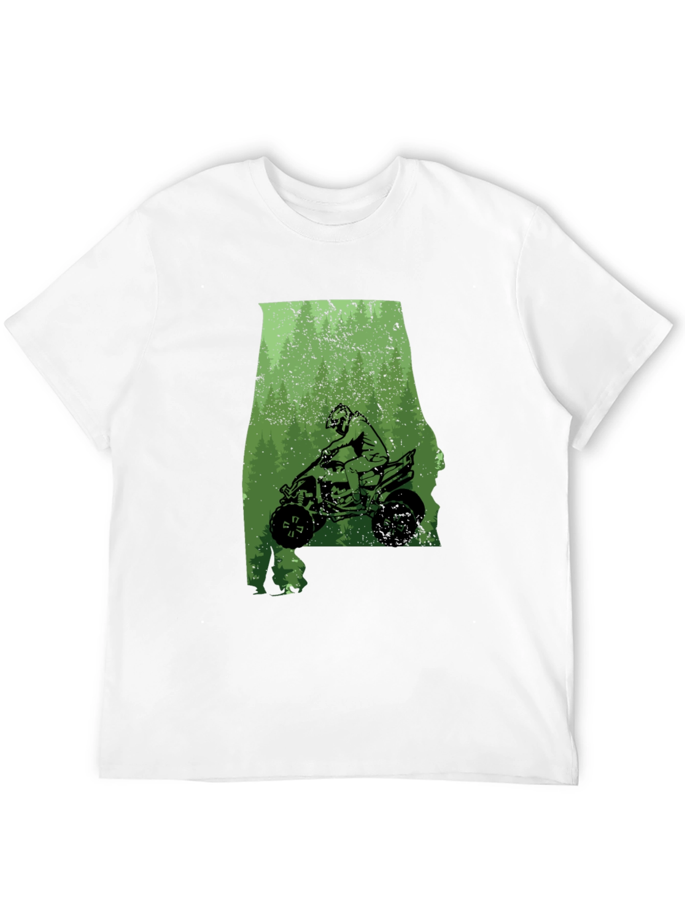 Alabama ATV Rider Graphic Tee - Black