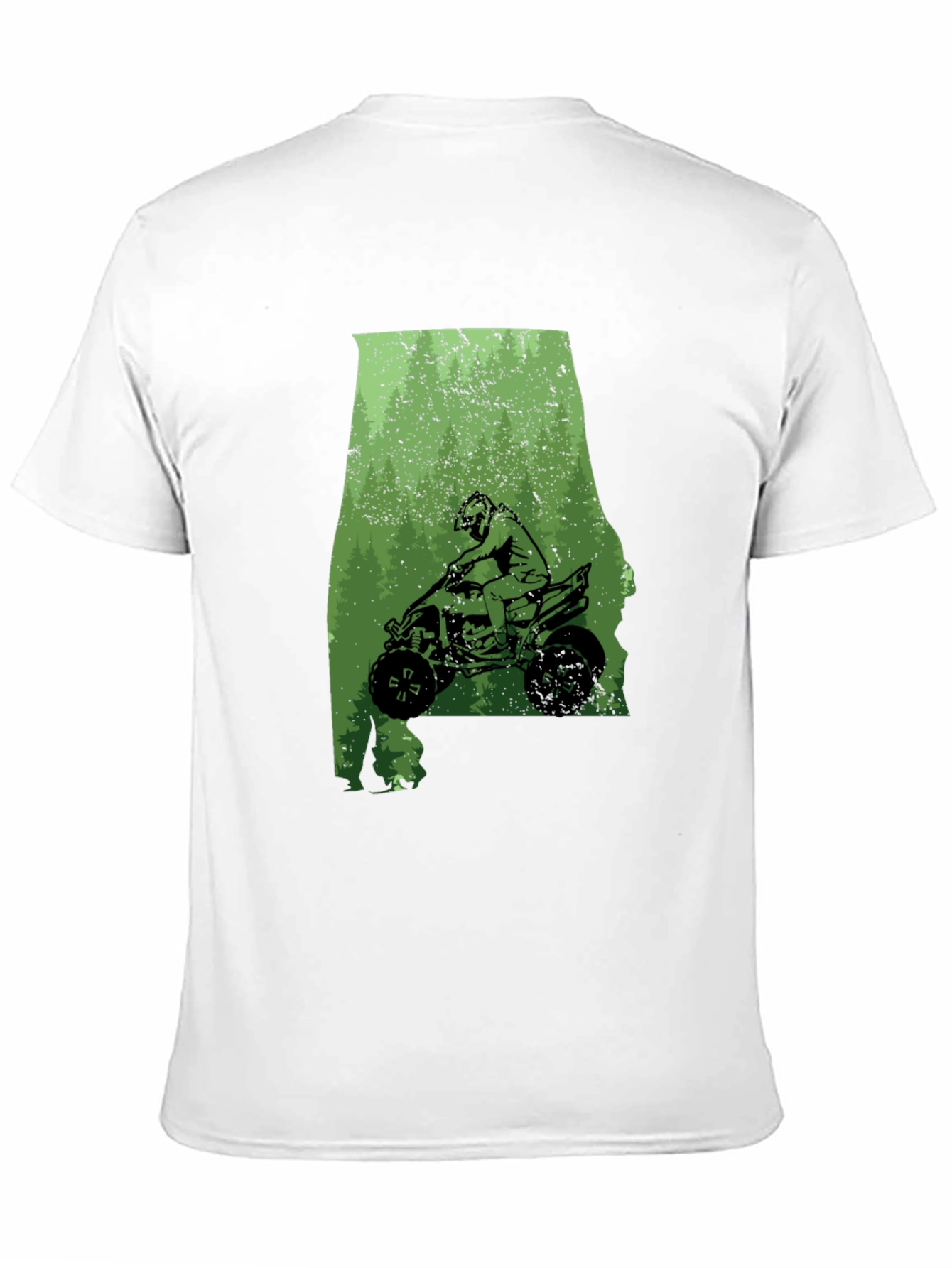 Alabama ATV Rider Graphic Tee - Black