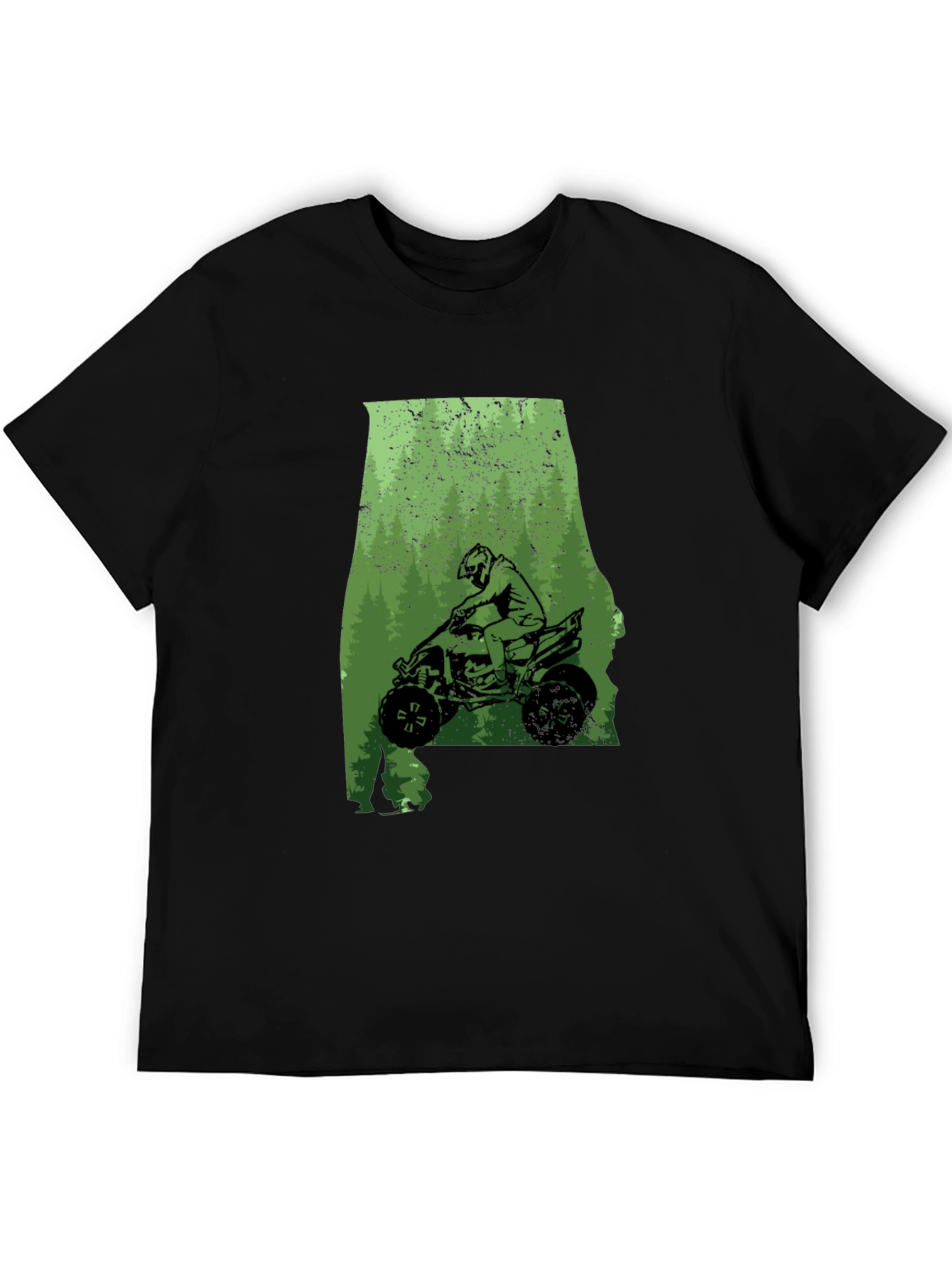 Alabama ATV Rider Graphic Tee - Black