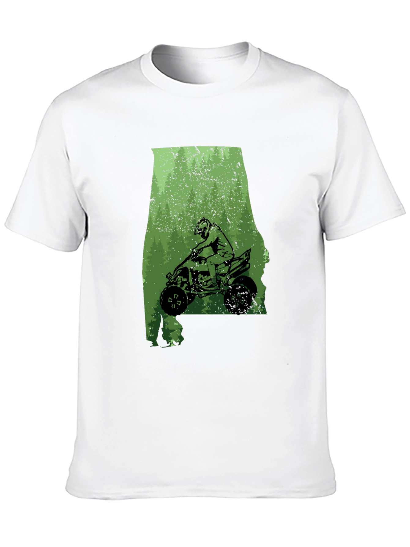 Alabama ATV Rider Graphic Tee - Black