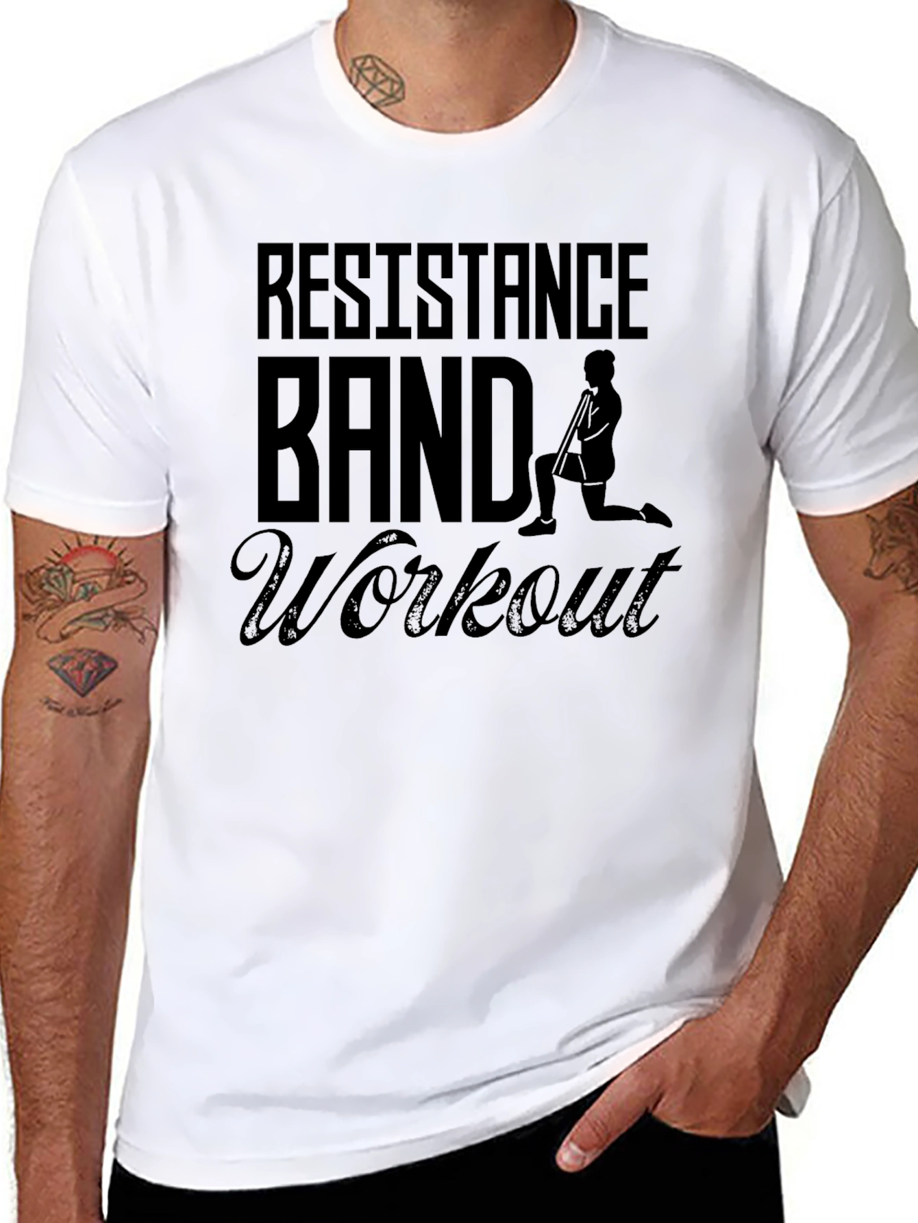 Resistance Band Workout T-Shirt