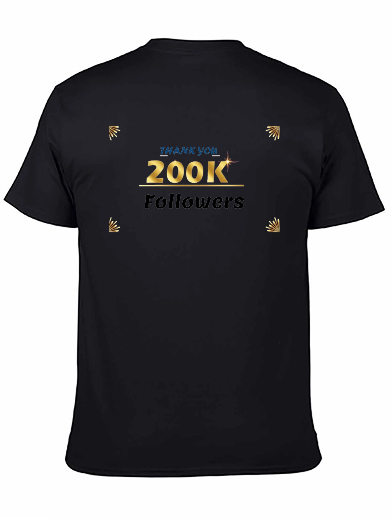 200K Followers Celebration Tee - Thank You Graphic Shirt