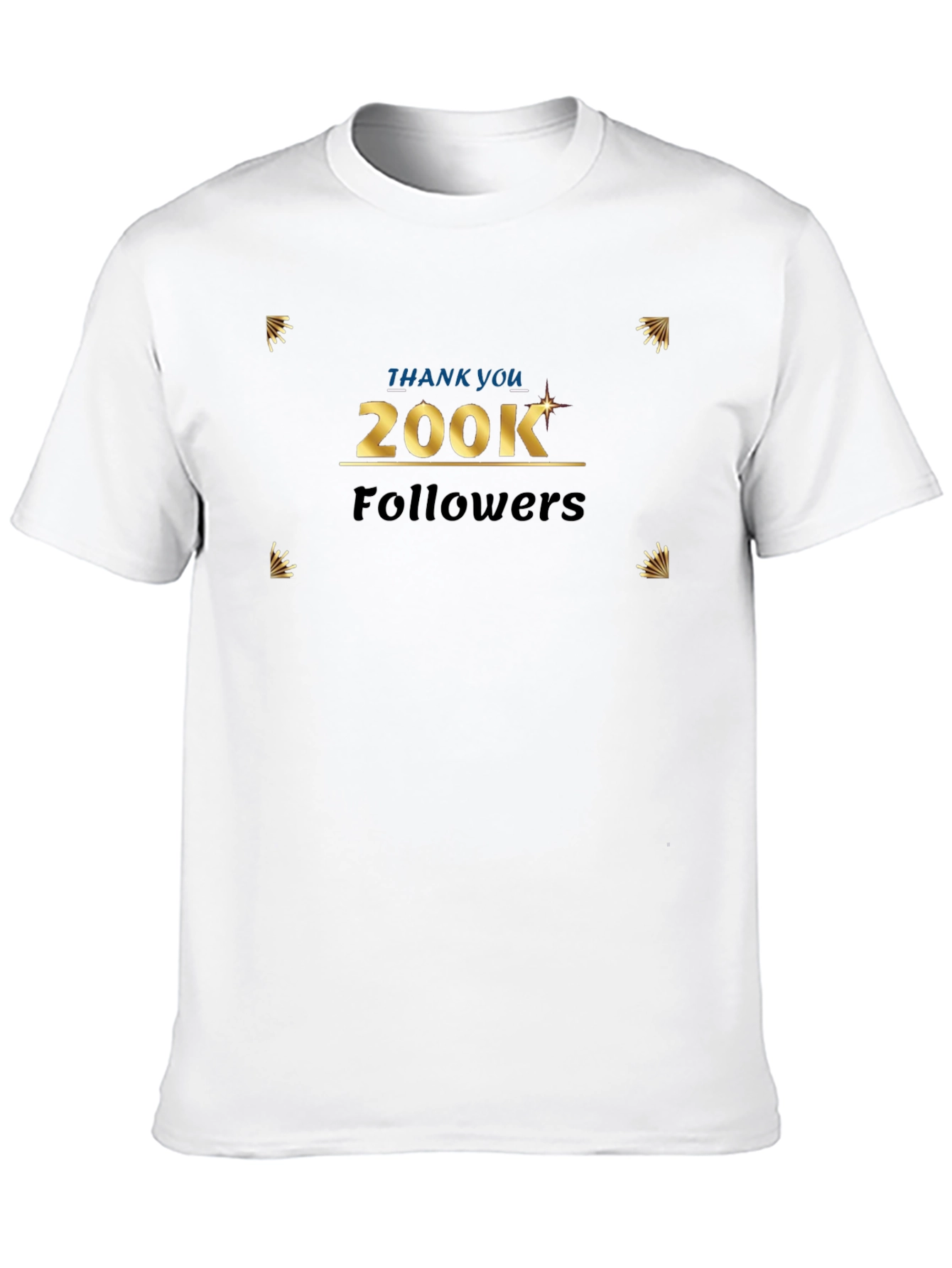 200K Followers Celebration Tee - Thank You Graphic Shirt
