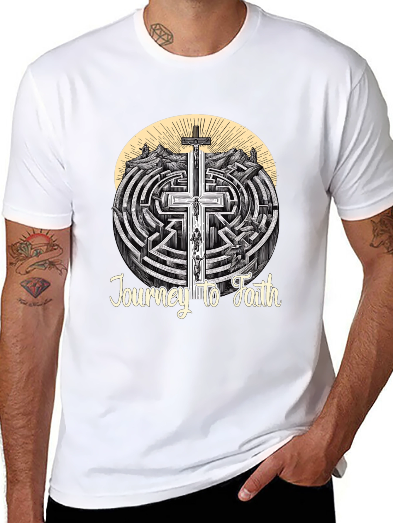 Journey to Faith T-Shirt - Christian Graphic Tee