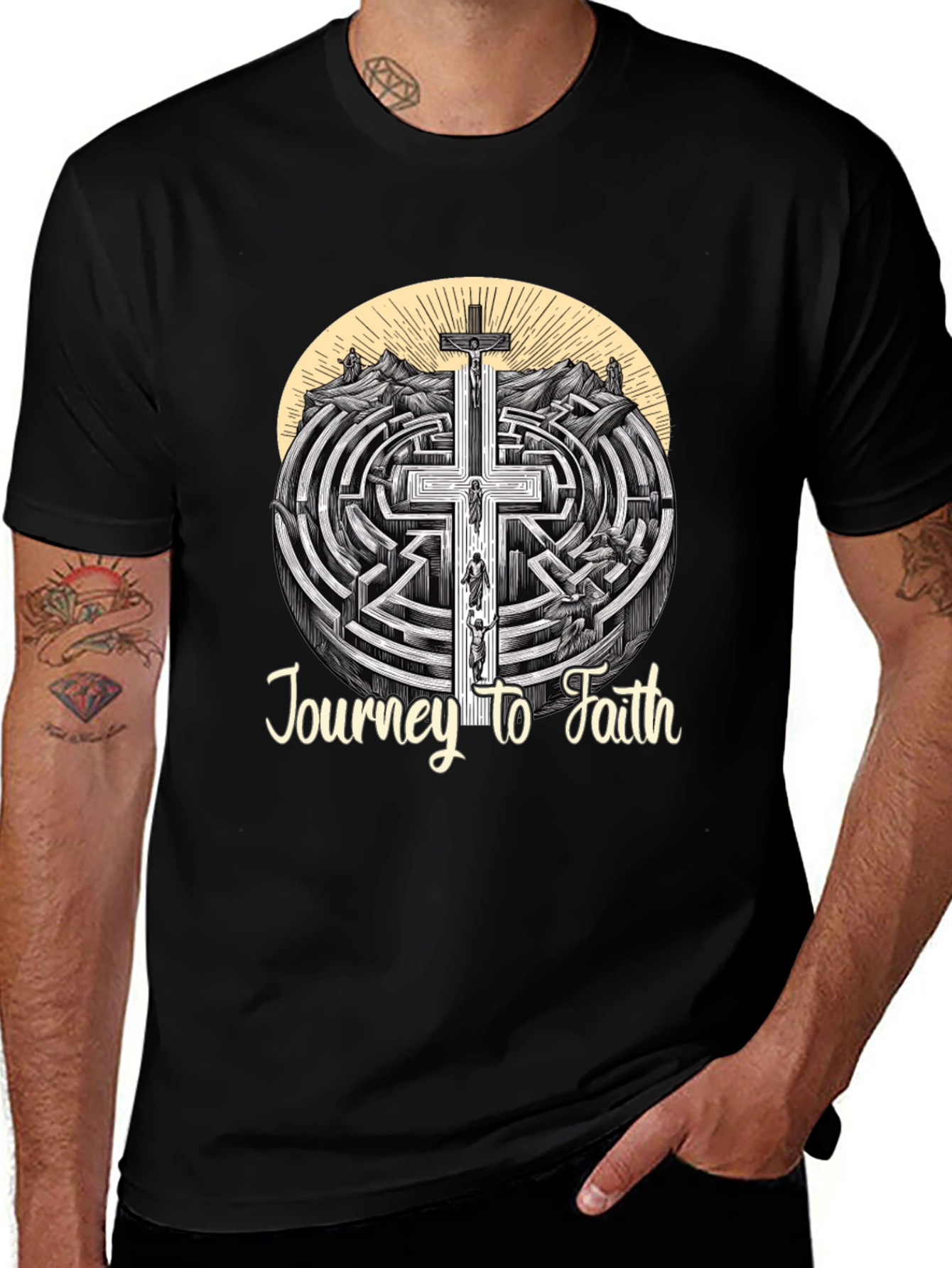 Journey to Faith T-Shirt - Christian Graphic Tee