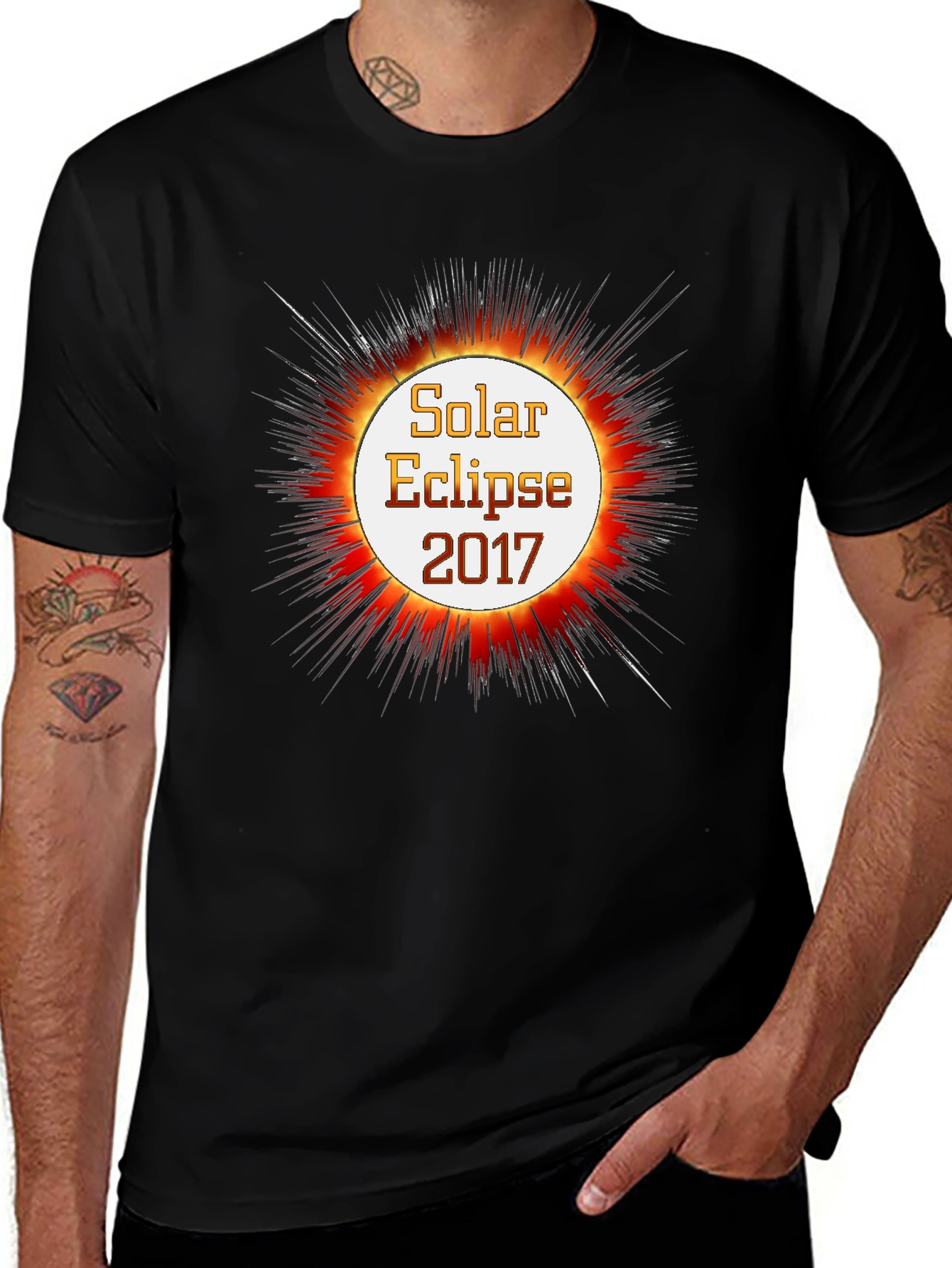 Solar Eclipse 2017 T-Shirt - Unique Graphic Tee