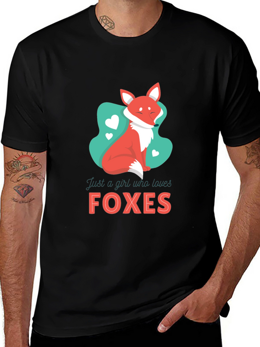 Fox Lover Graphic Tee - Cute Animal T-Shirt