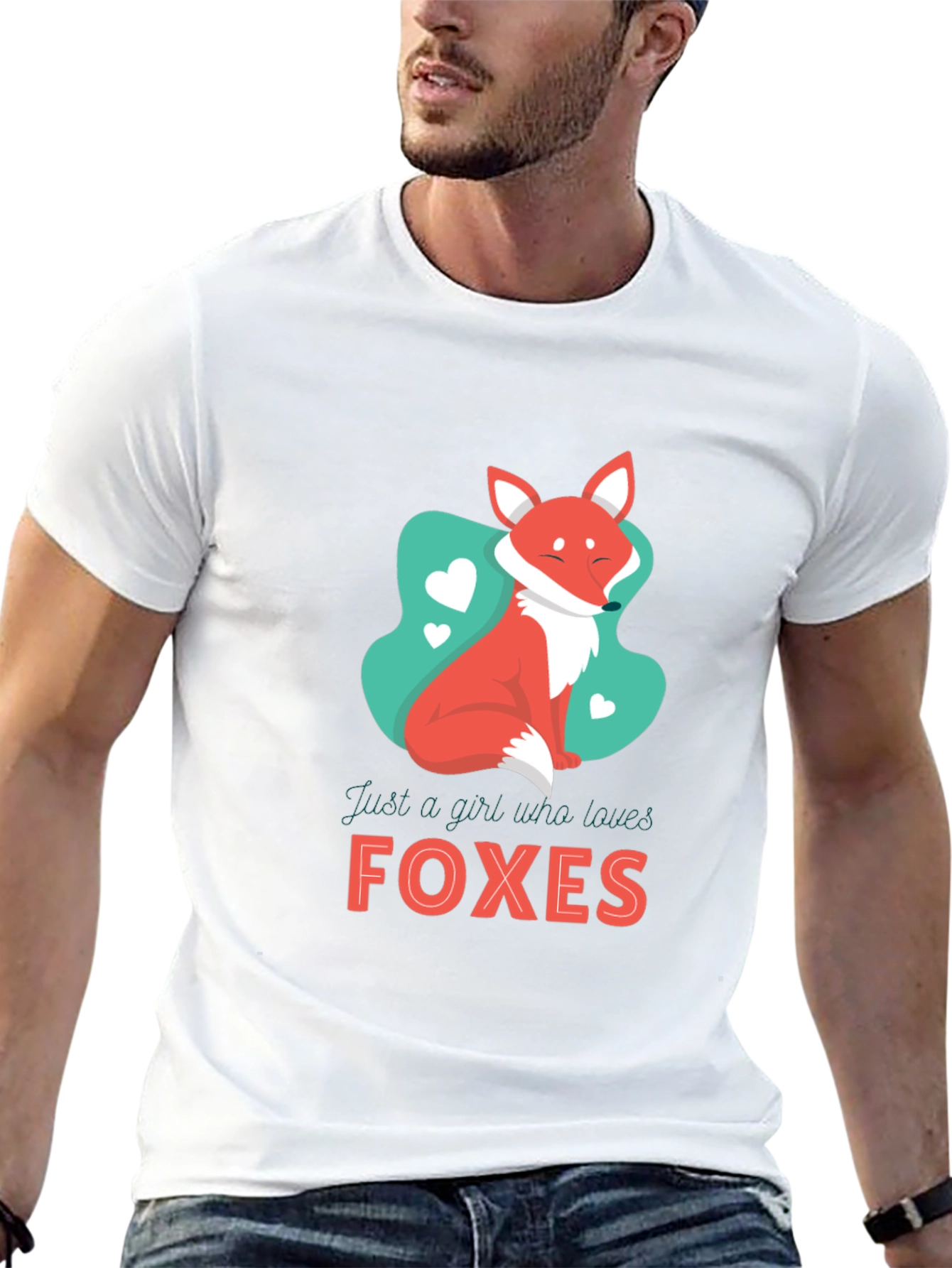 Fox Lover Graphic Tee - Cute Animal T-Shirt