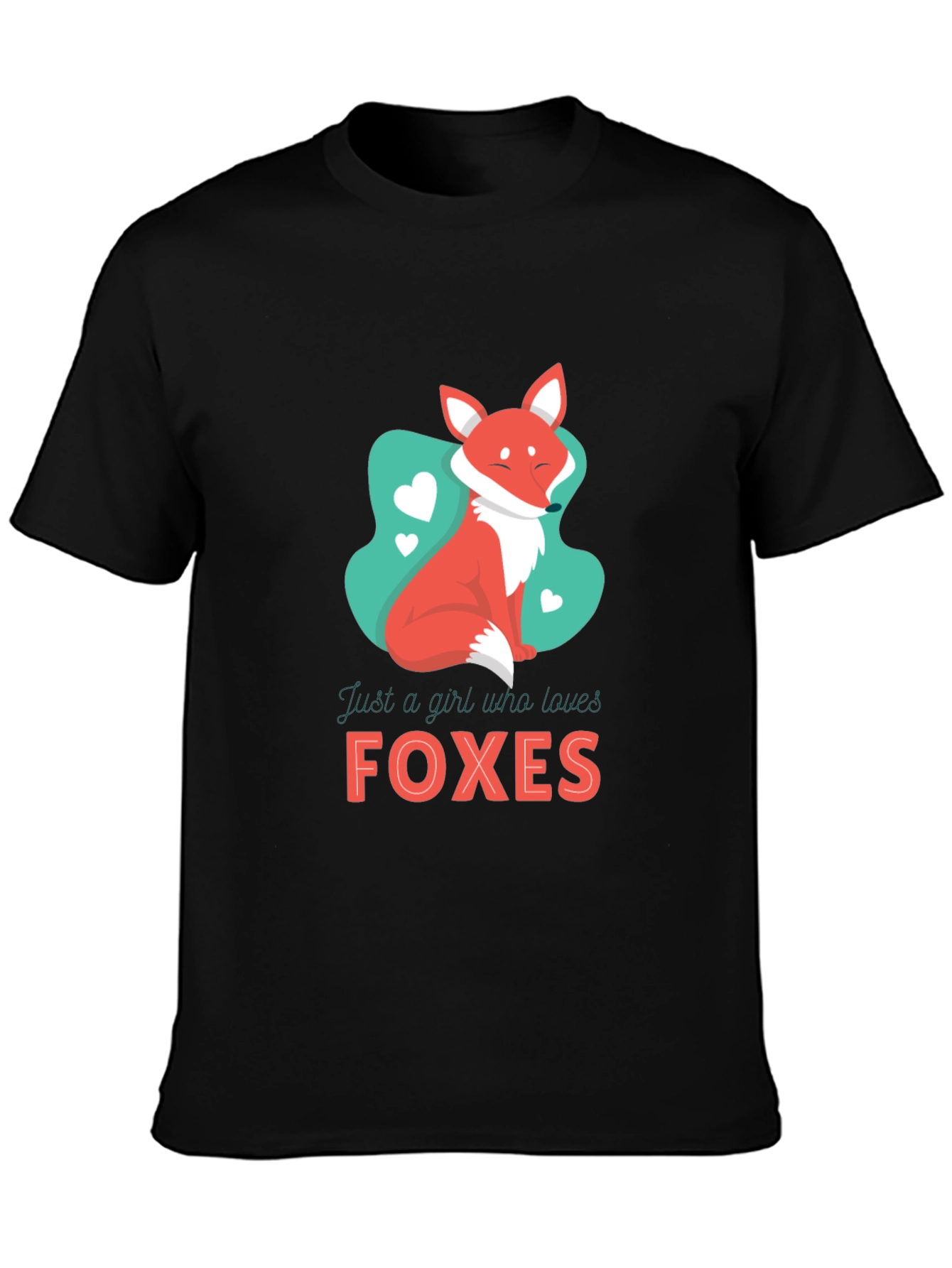 Fox Lover Graphic Tee - Cute Animal T-Shirt