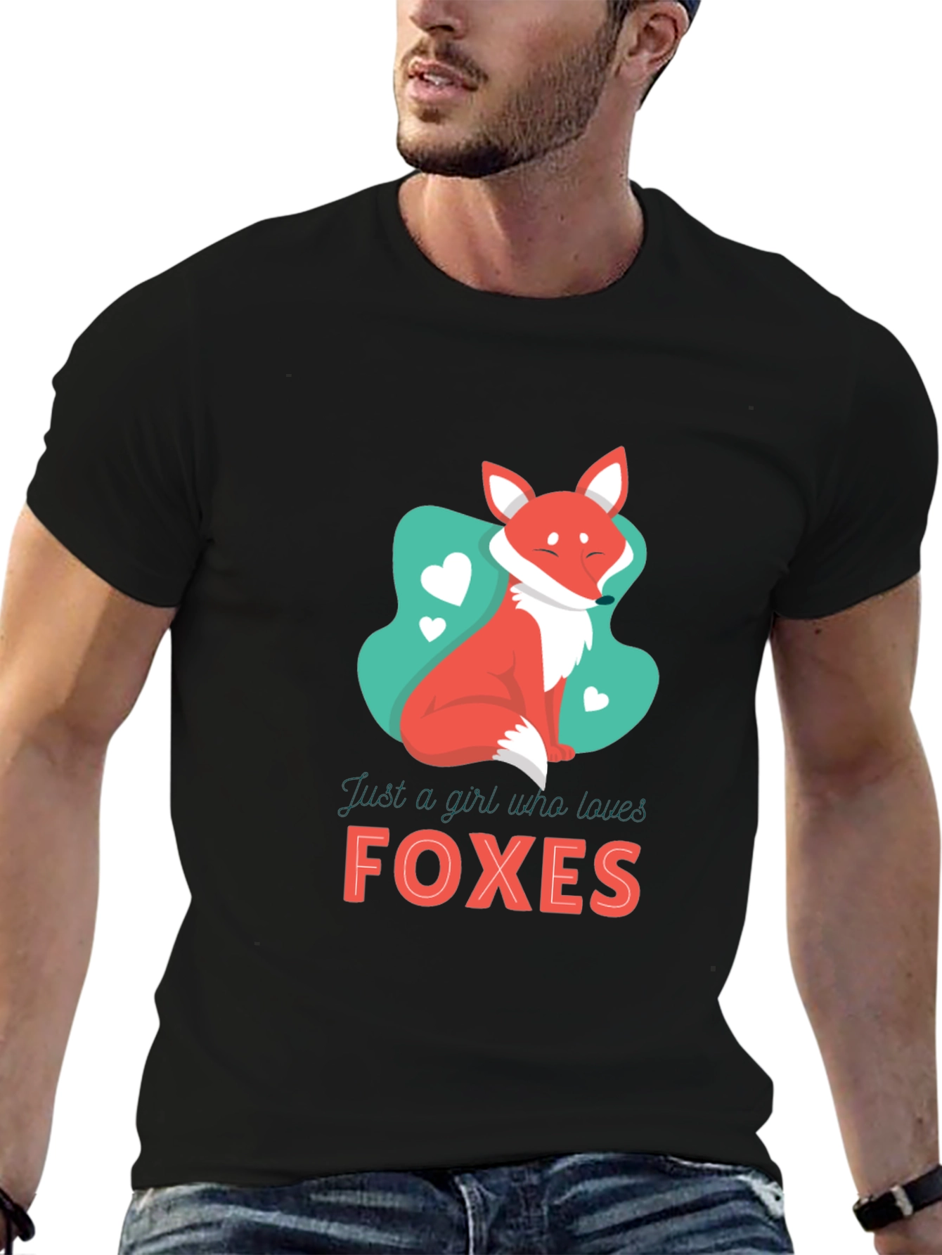Fox Lover Graphic Tee - Cute Animal T-Shirt