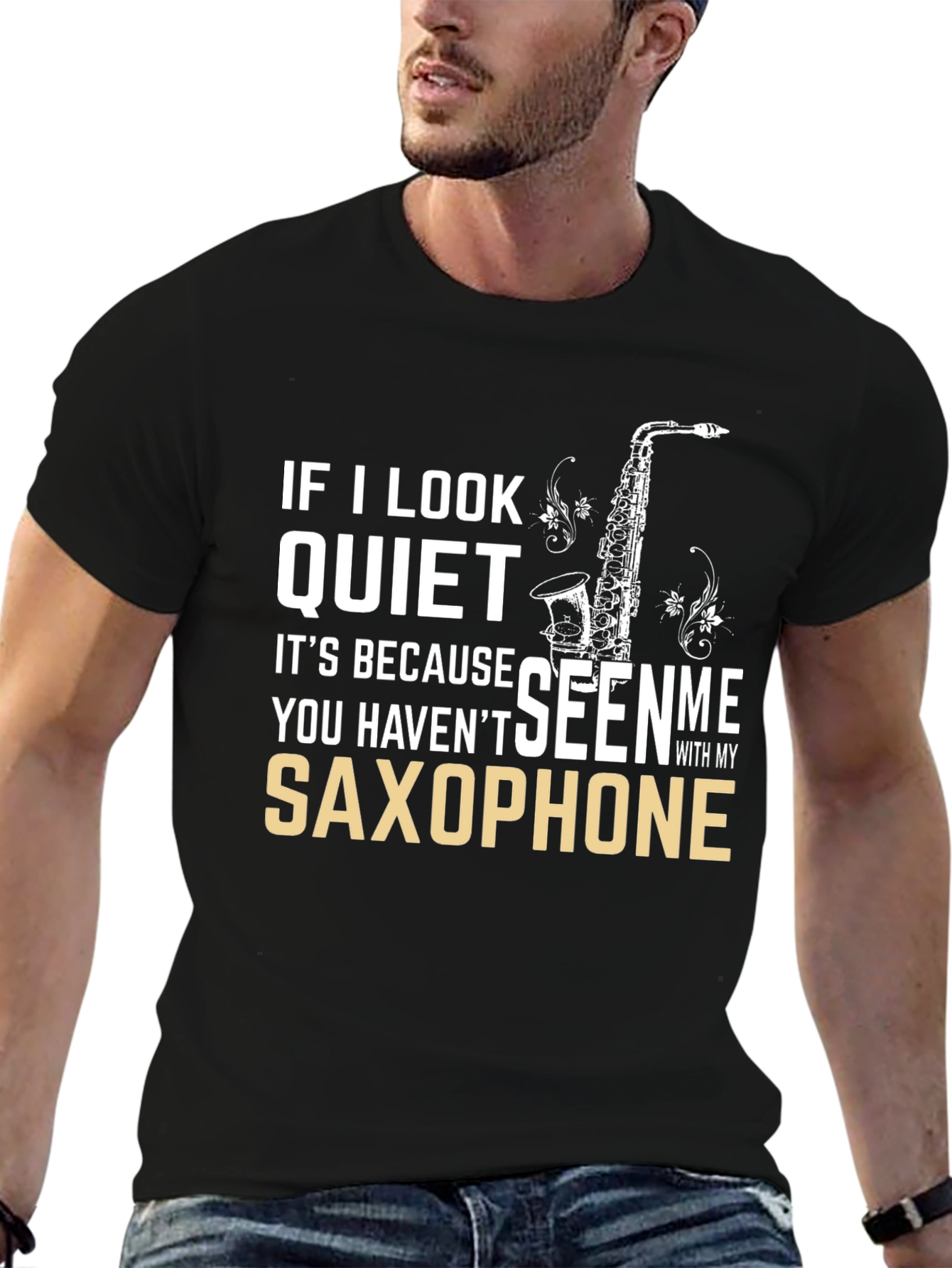 Saxophone T-Shirt - Musician Humor Tee