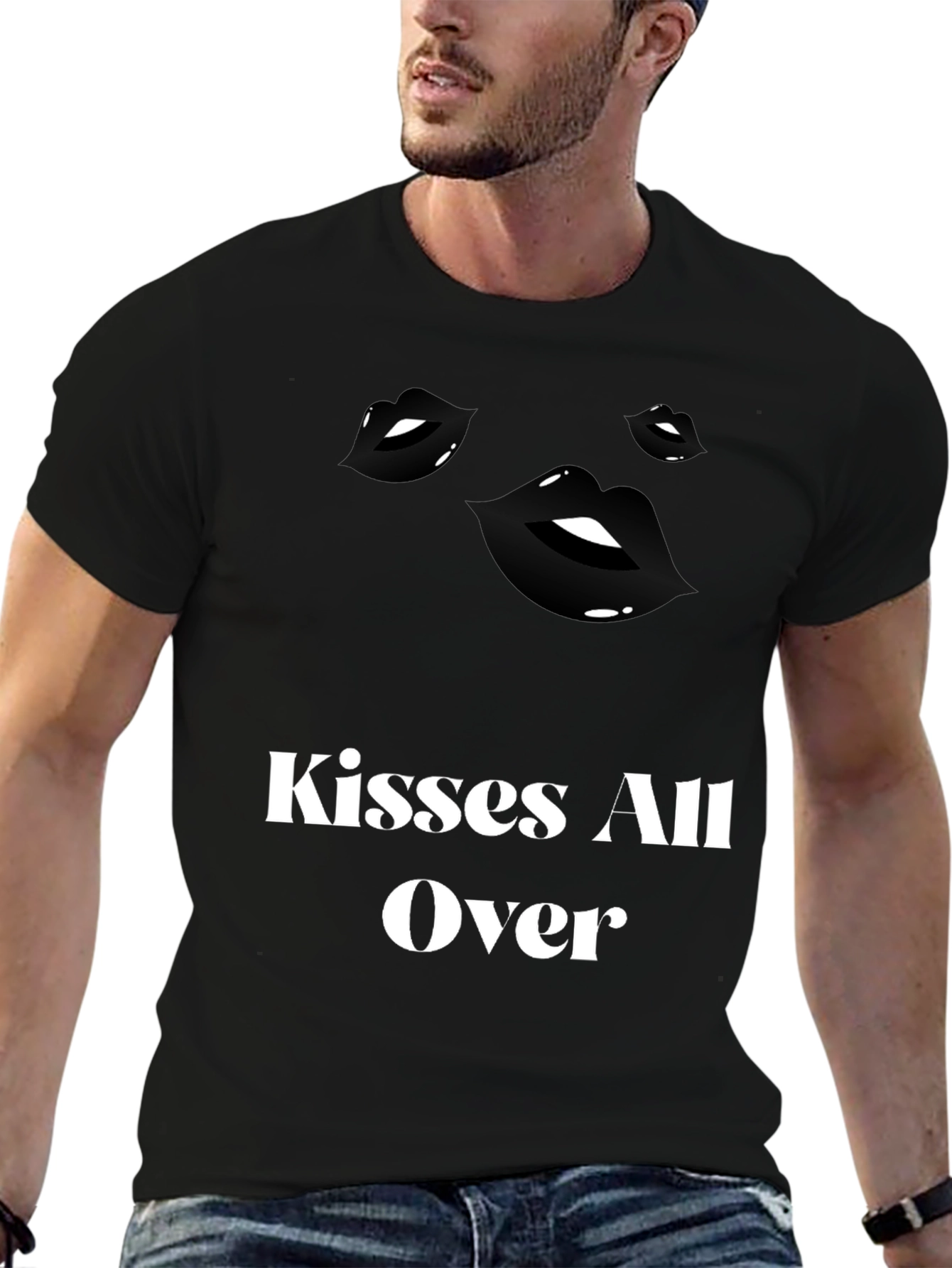 Kisses All Over Graphic Tee