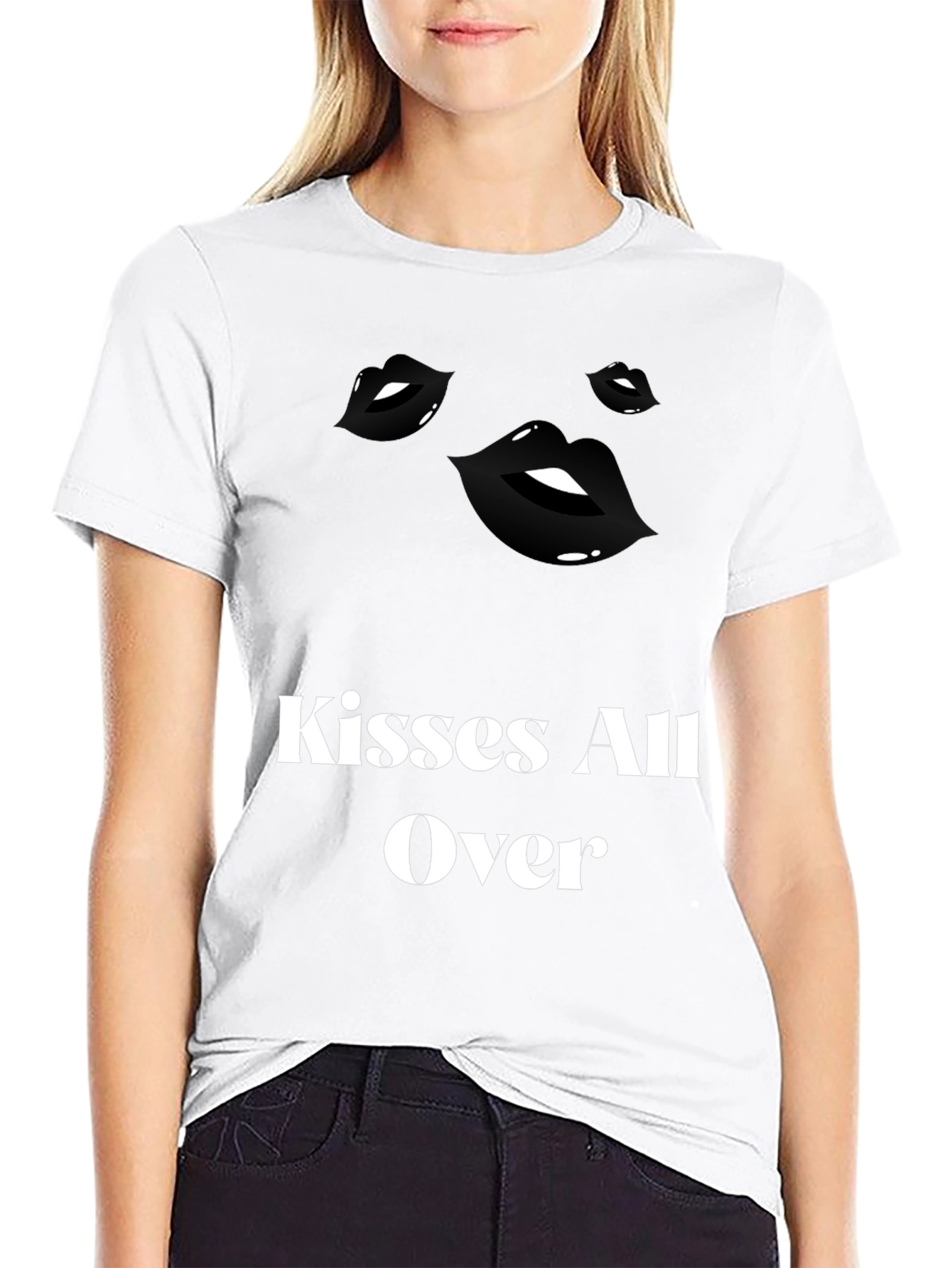 Kisses All Over Graphic Tee