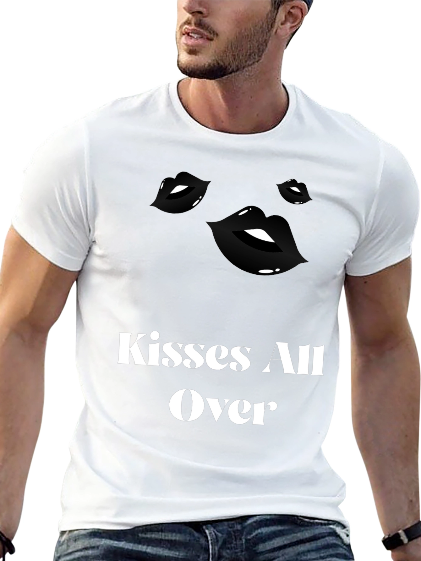 Kisses All Over Graphic Tee