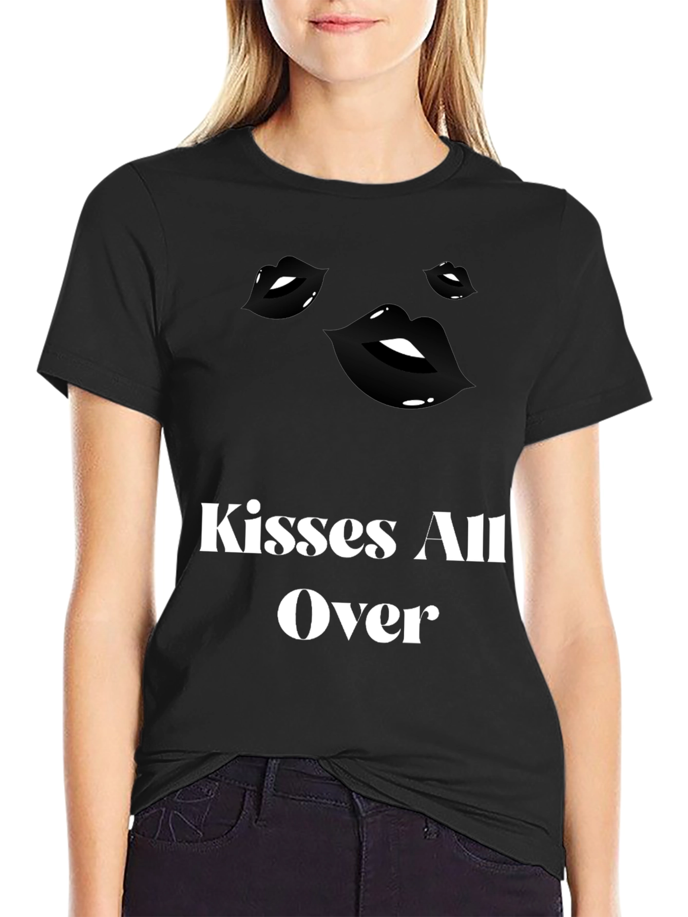 Kisses All Over Graphic Tee
