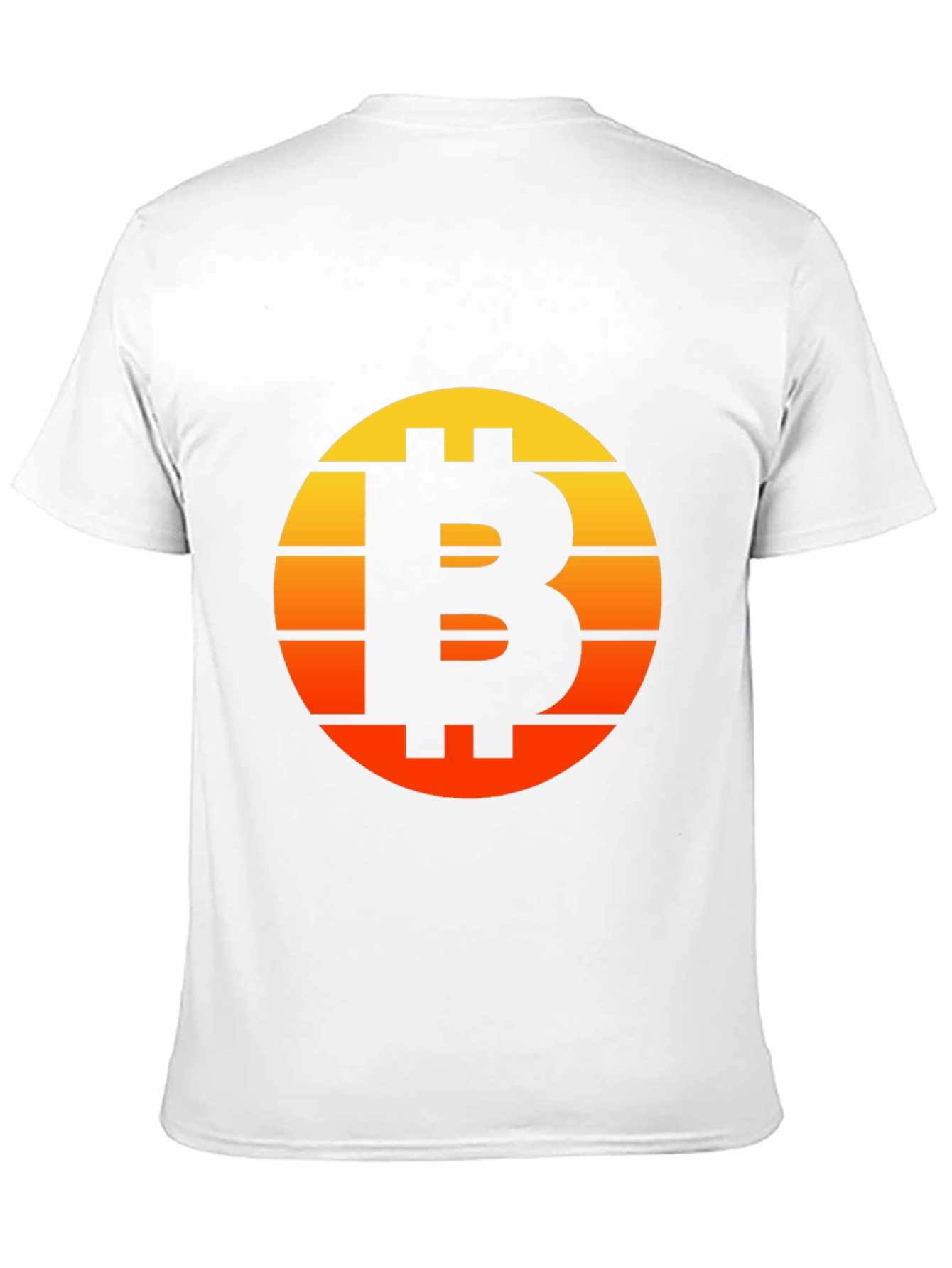 Bitcoin Sunset Graphic Tee - Black Crypto Shirt