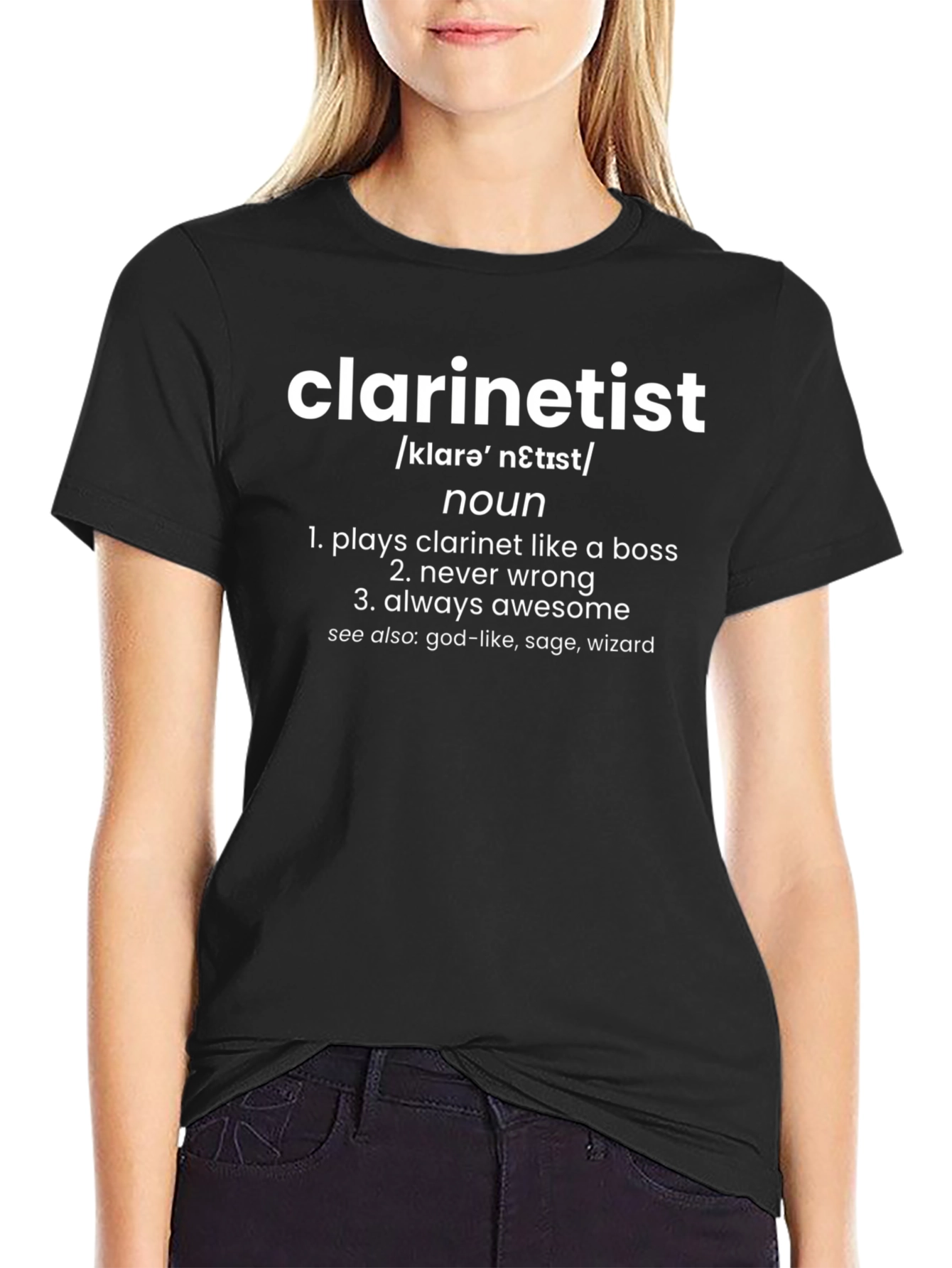 Clarinetist Definition Funny Musician T-Shirt