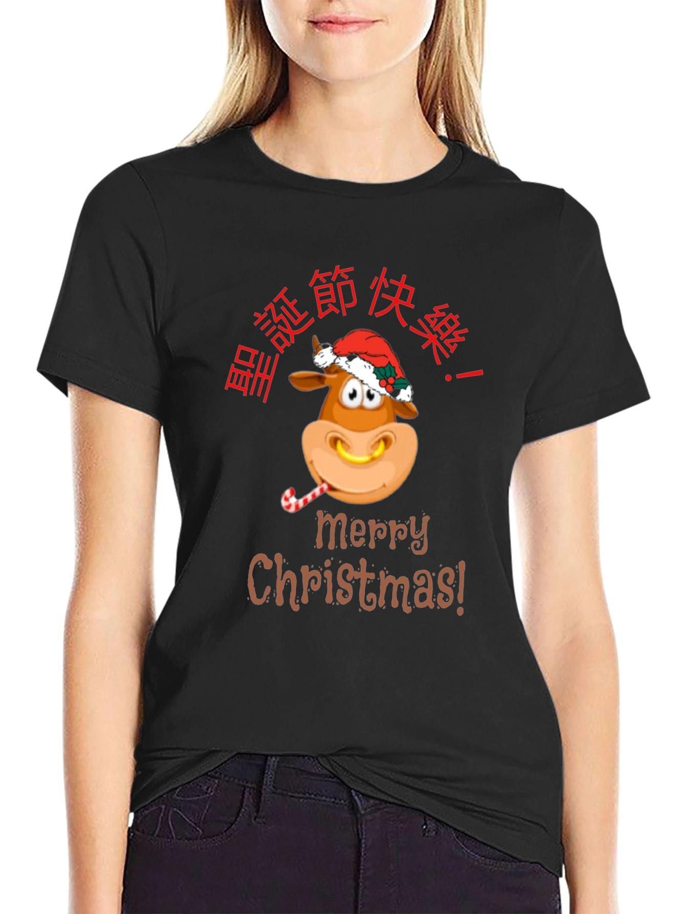 Festive Christmas Ox T-Shirt