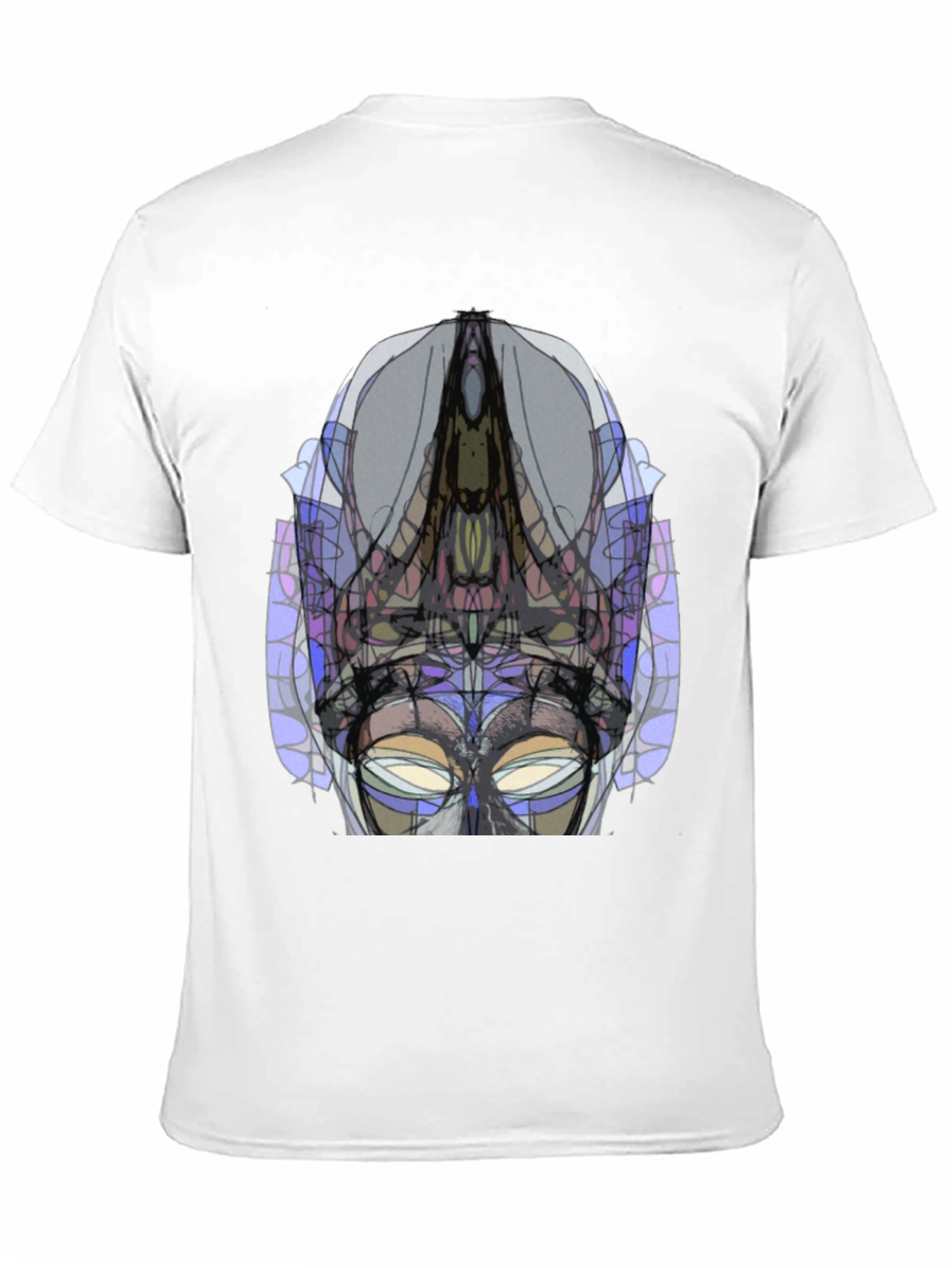 Abstract Geometric Graphic Tee - Modern Art Shirt