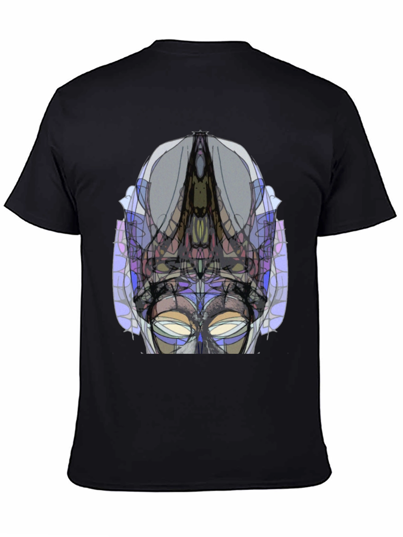 Abstract Geometric Graphic Tee - Modern Art Shirt