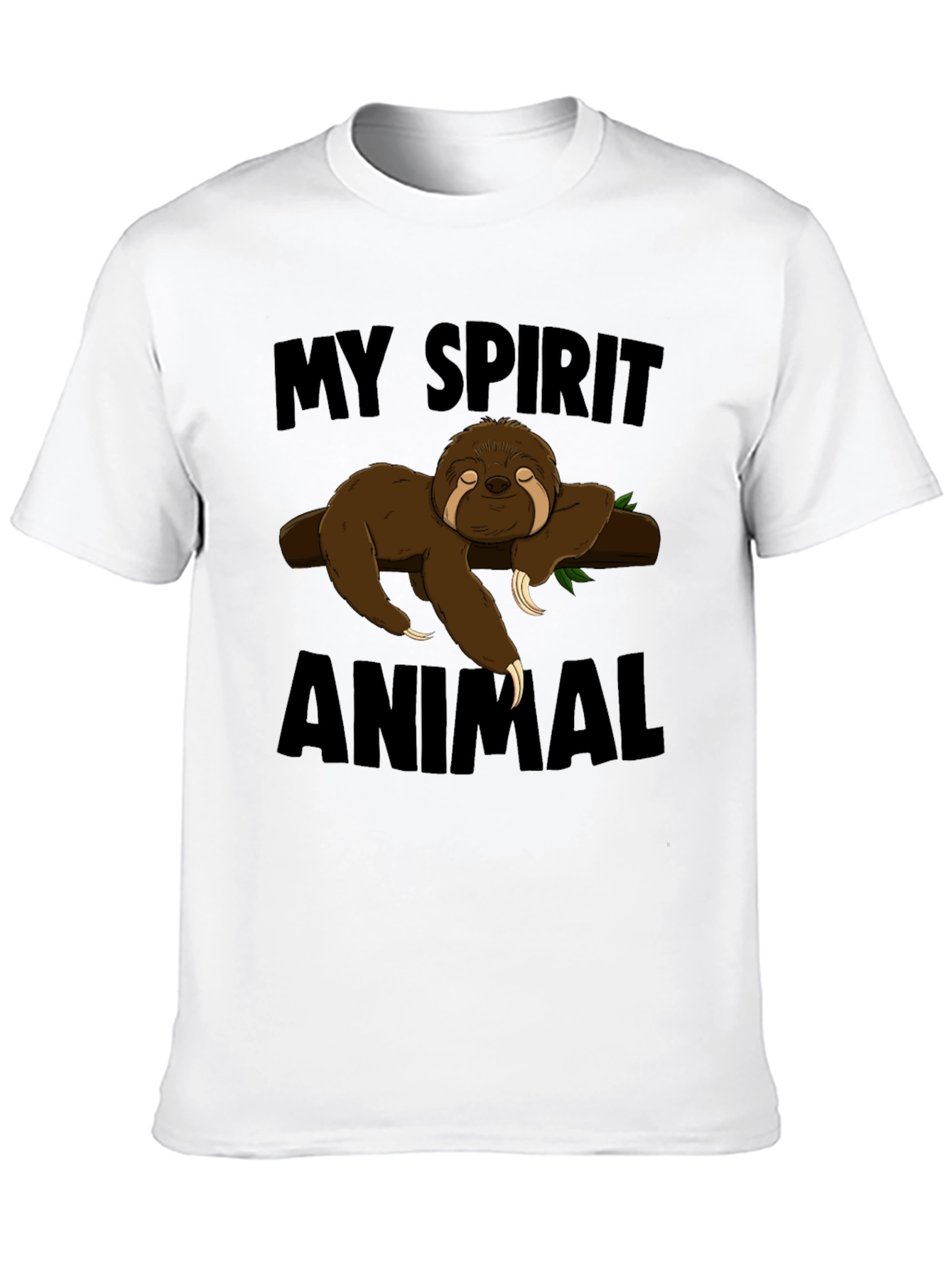 My Spirit Animal Sloth T-Shirt Funny Graphic Tee