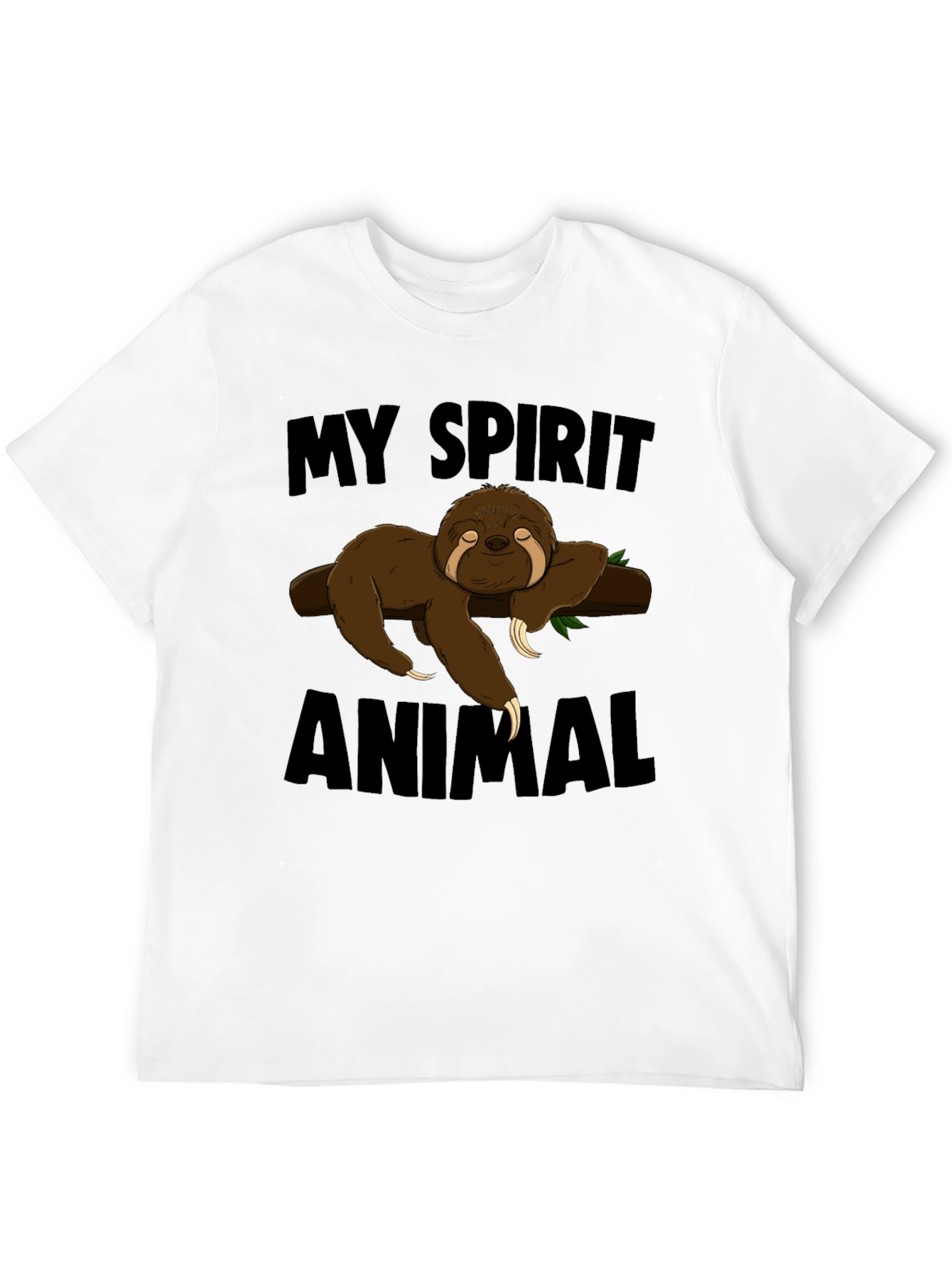 My Spirit Animal Sloth T-Shirt Funny Graphic Tee