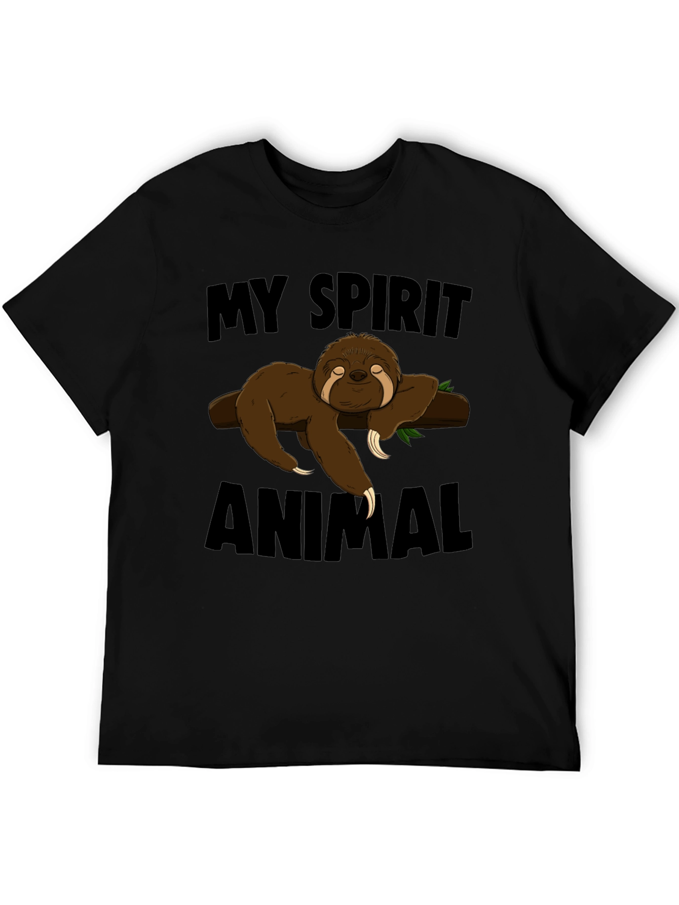 My Spirit Animal Sloth T-Shirt Funny Graphic Tee