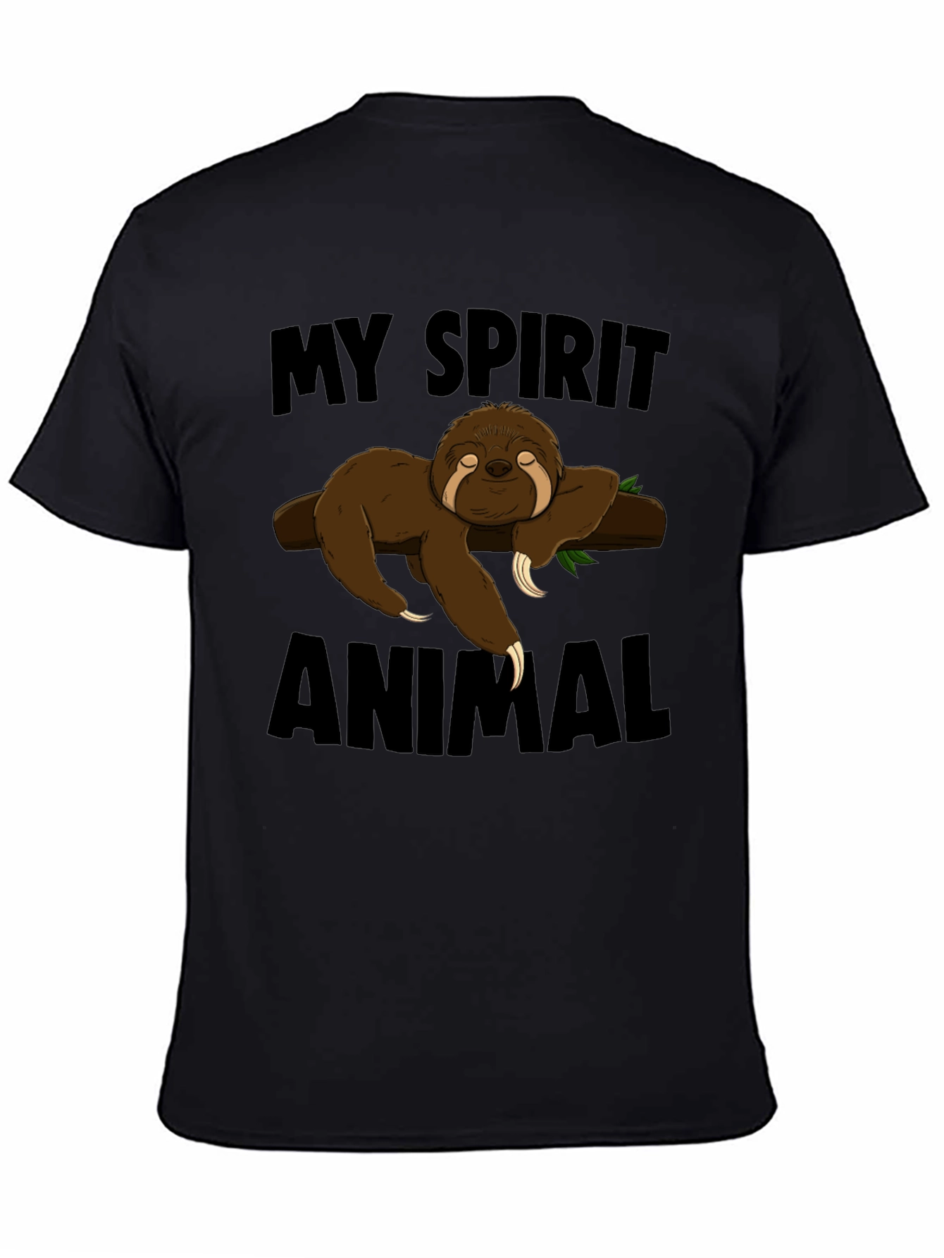 My Spirit Animal Sloth T-Shirt Funny Graphic Tee