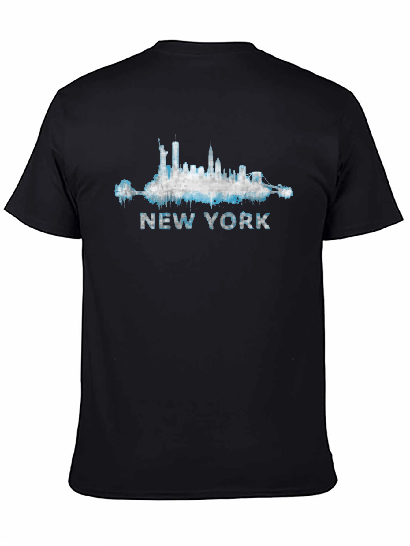 New York Skyline Mens Graphic T-Shirt