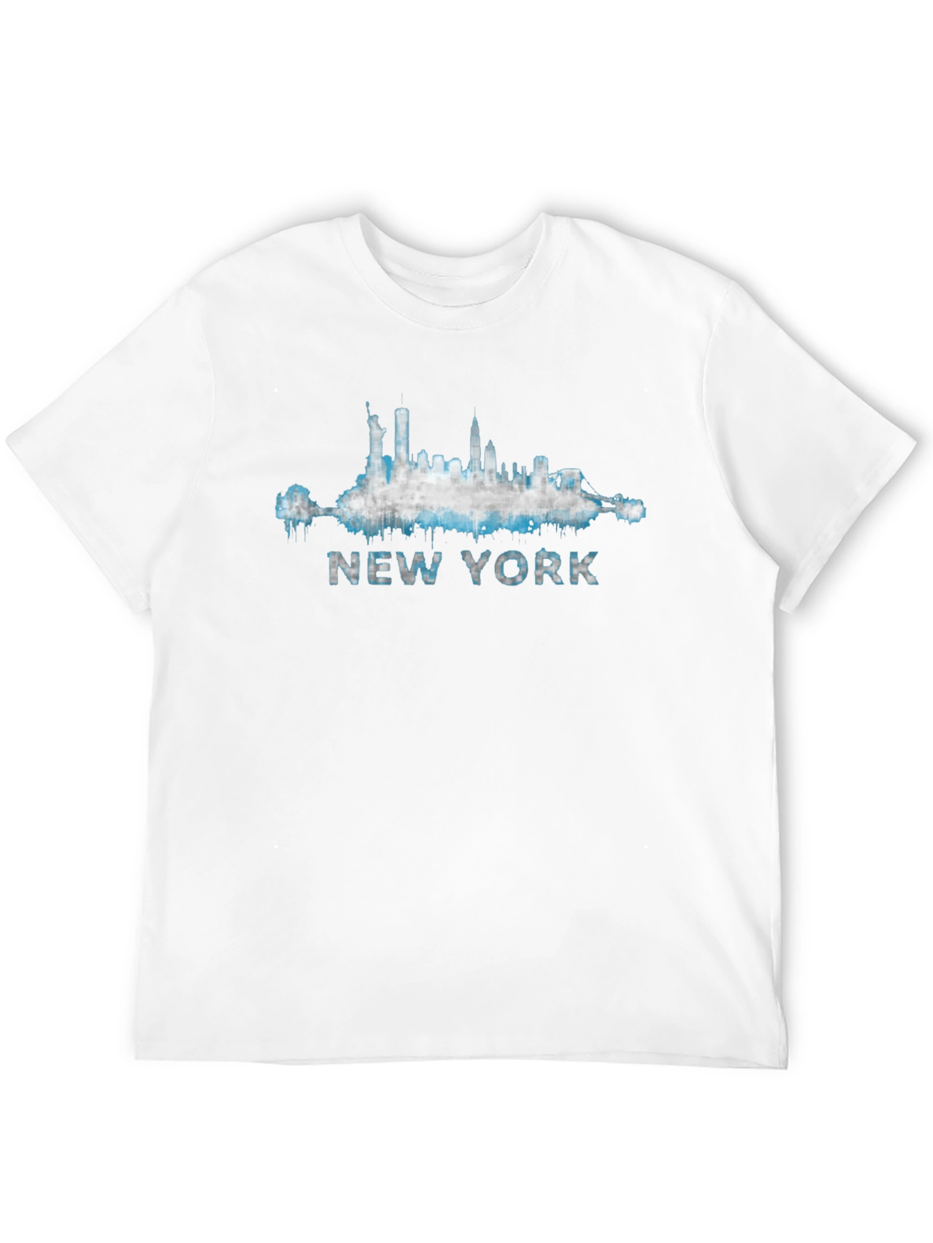 New York Skyline Mens Graphic T-Shirt